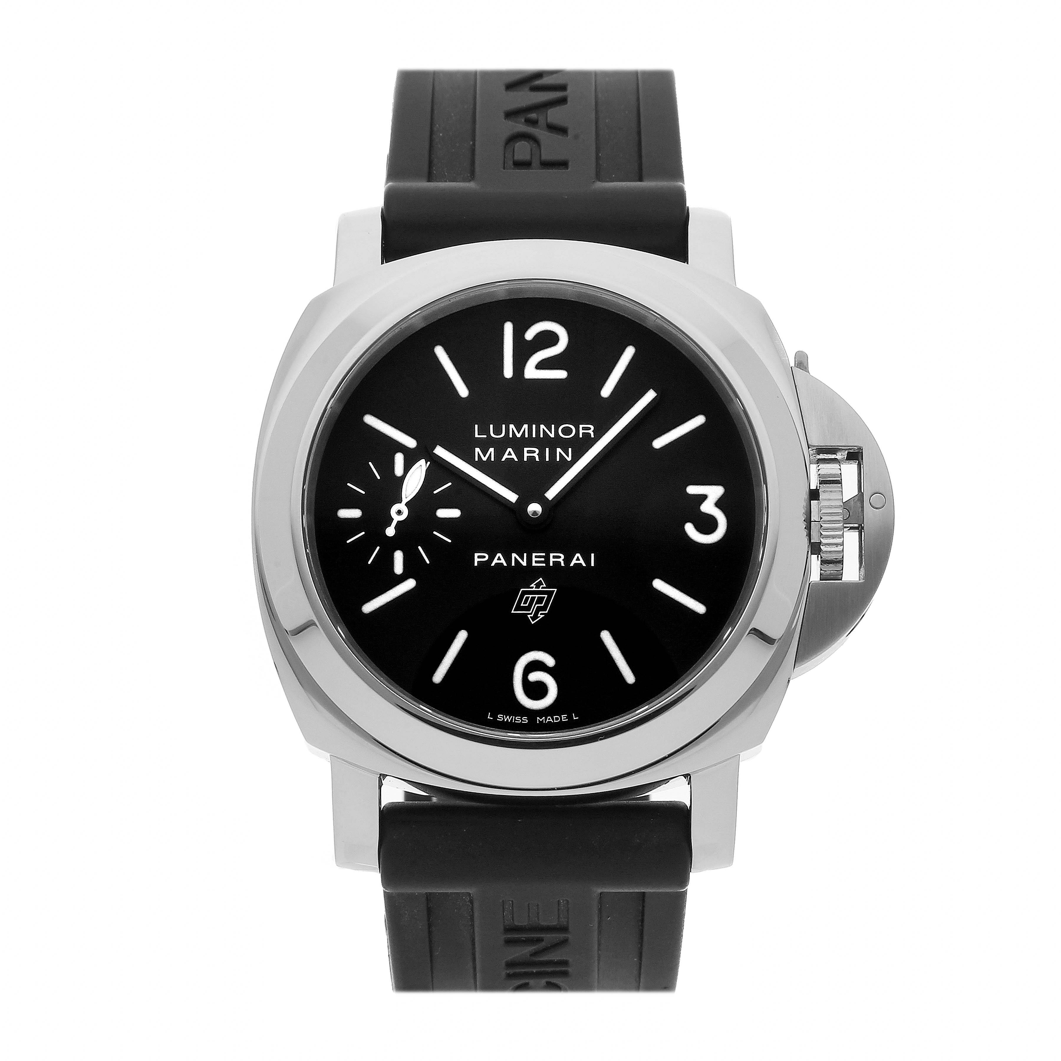 Pre Owned Panerai Luminor Marina Logo PAM 005 WatchBox