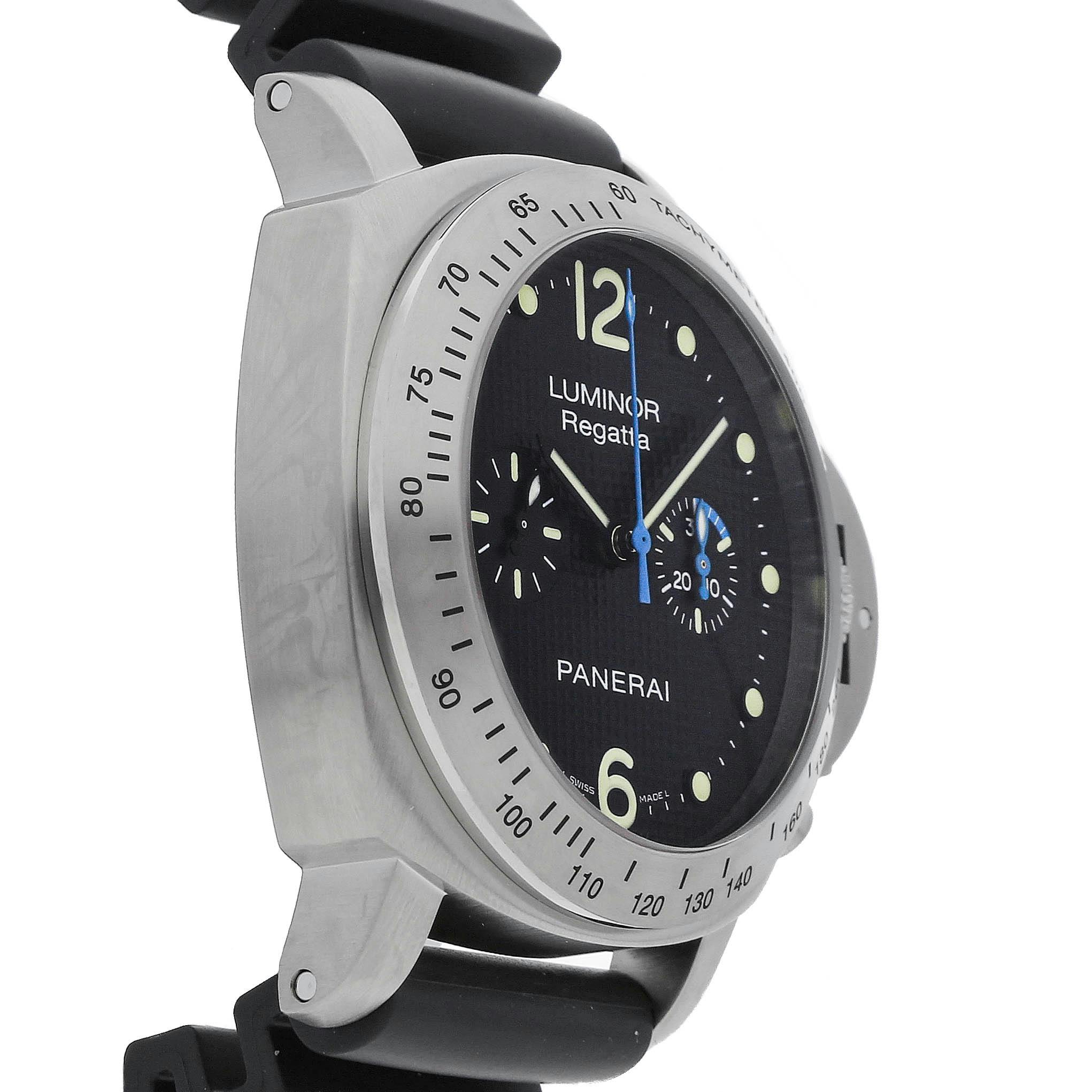 Pre Owned Panerai Luminor Regatta Chronograph PAM 308 Govberg