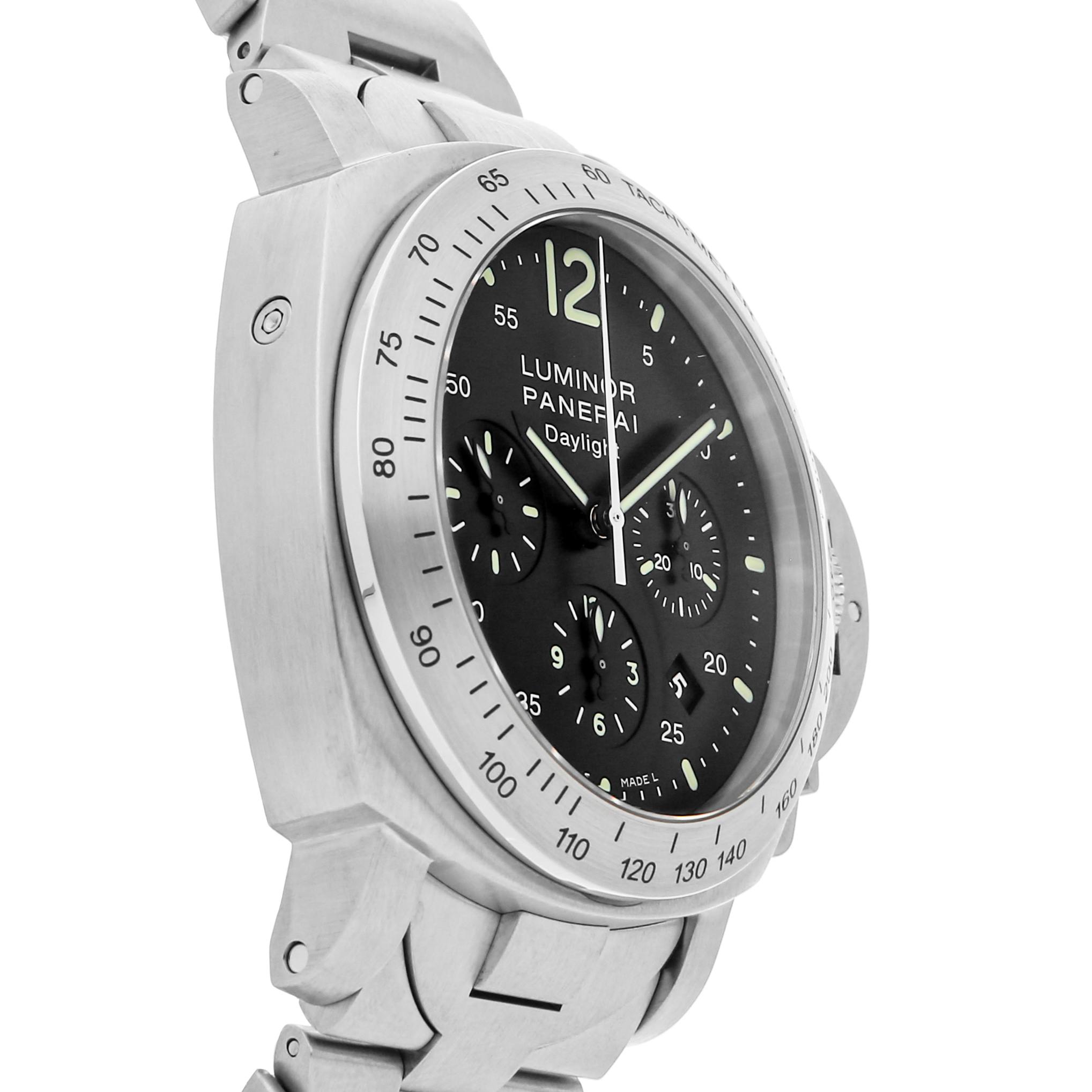 Panerai luminor daylight on sale chronograph white dial