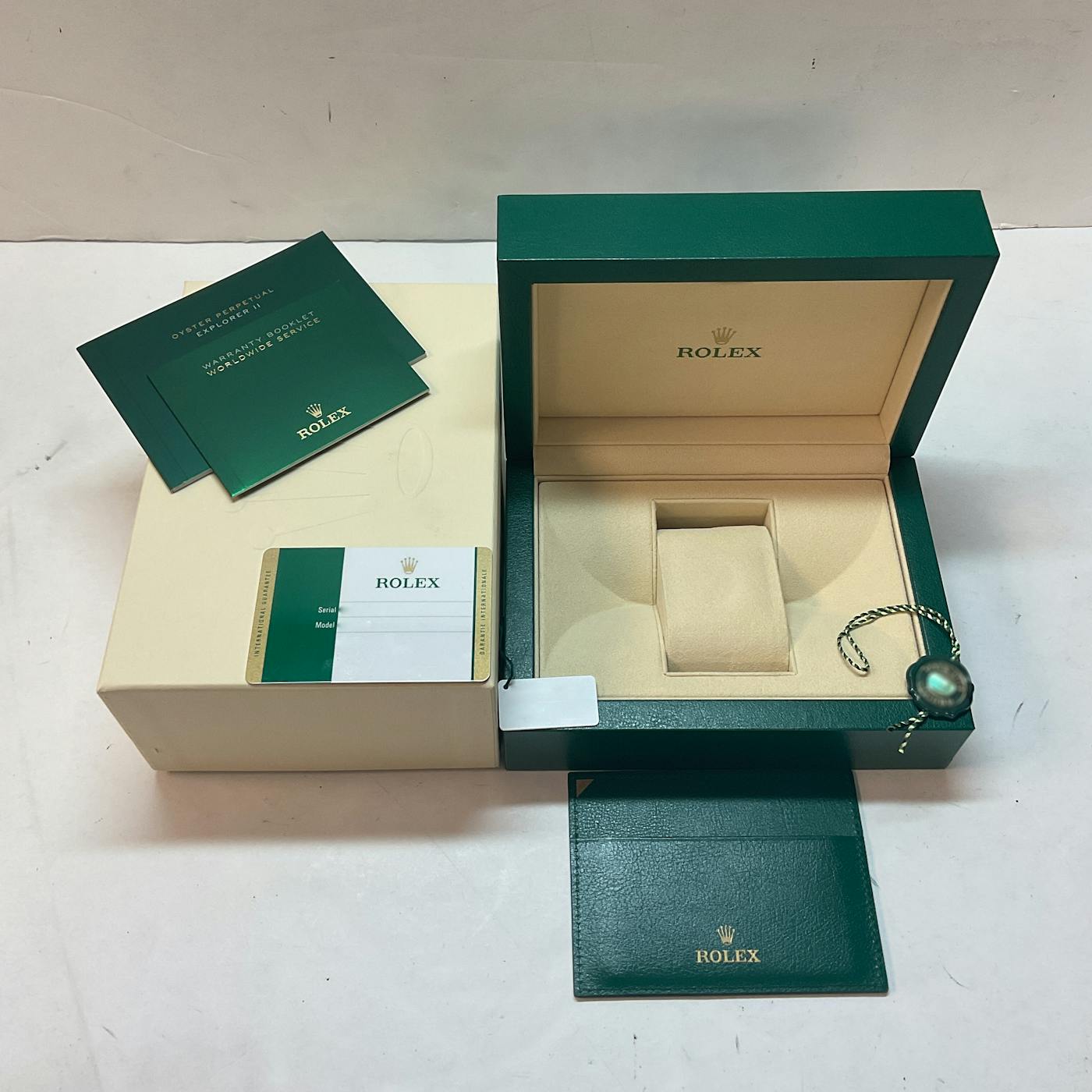 PreOwned Rolex Explorer II 216570 WatchBox