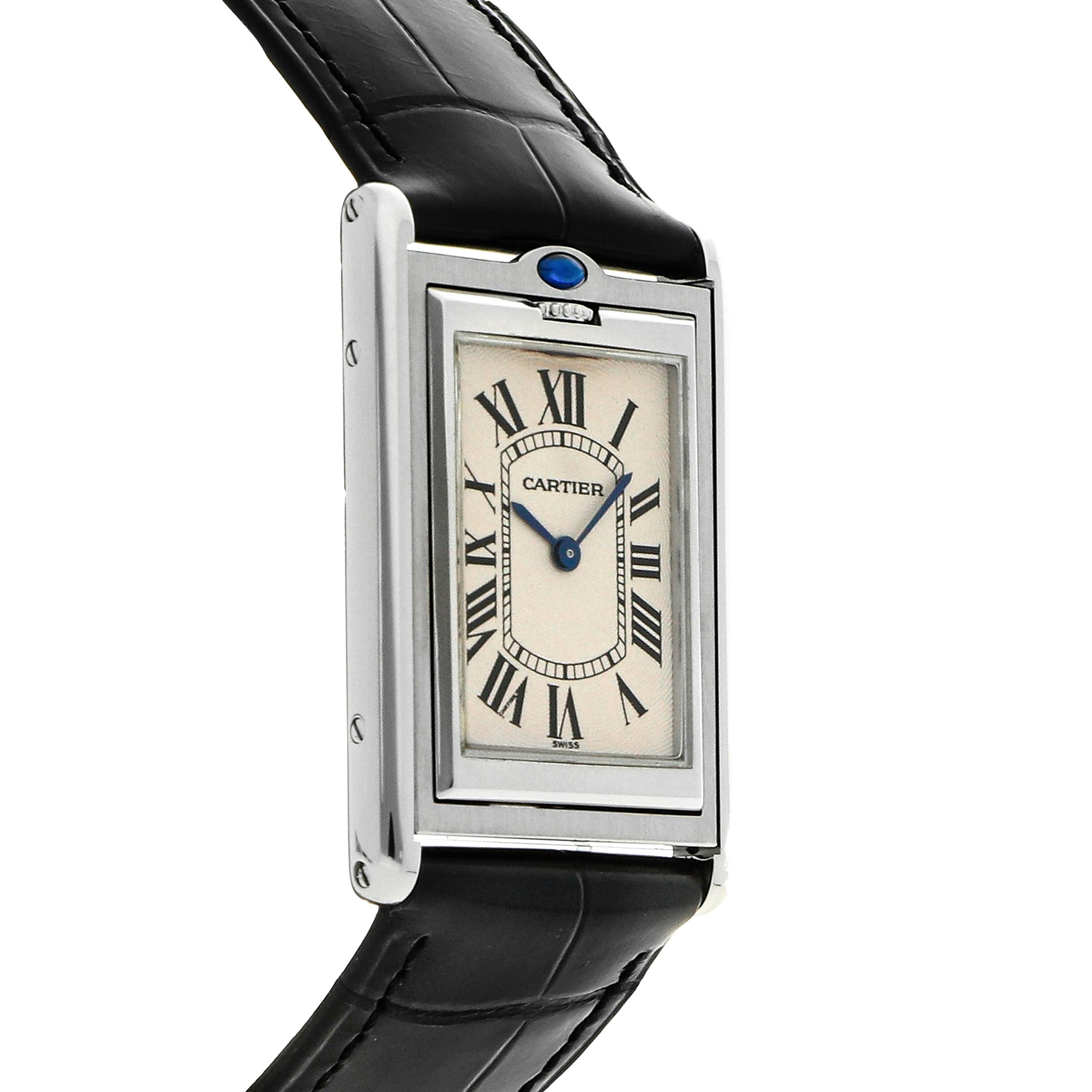 Pre Owned Cartier Tank Basculante W1011358 WatchBox