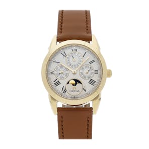 Omega Louis Brandt II Chronograph 18K Yellow Gold Watch