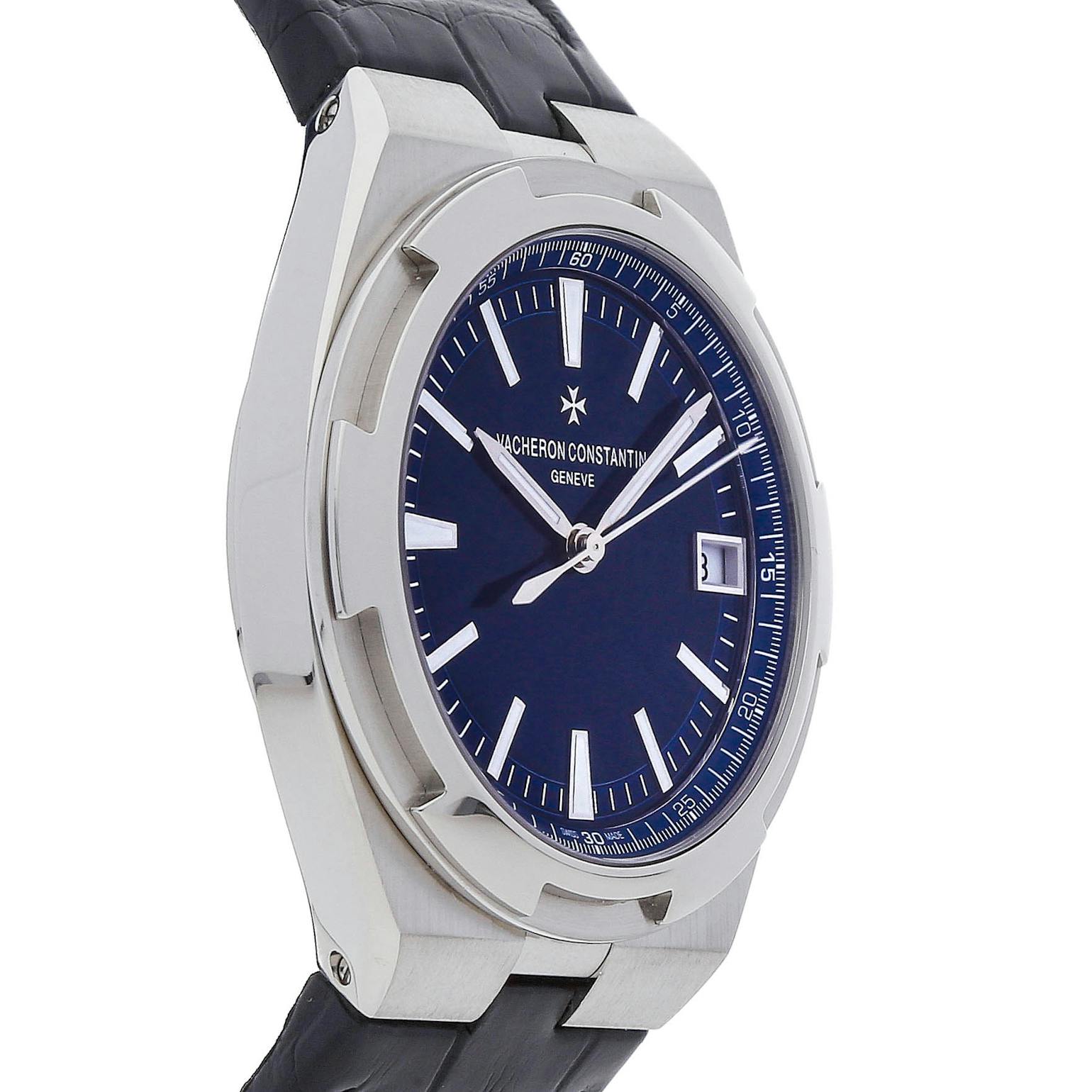 Overseas Certified Pre Owned Watch in Blue - Vacheron Constantin