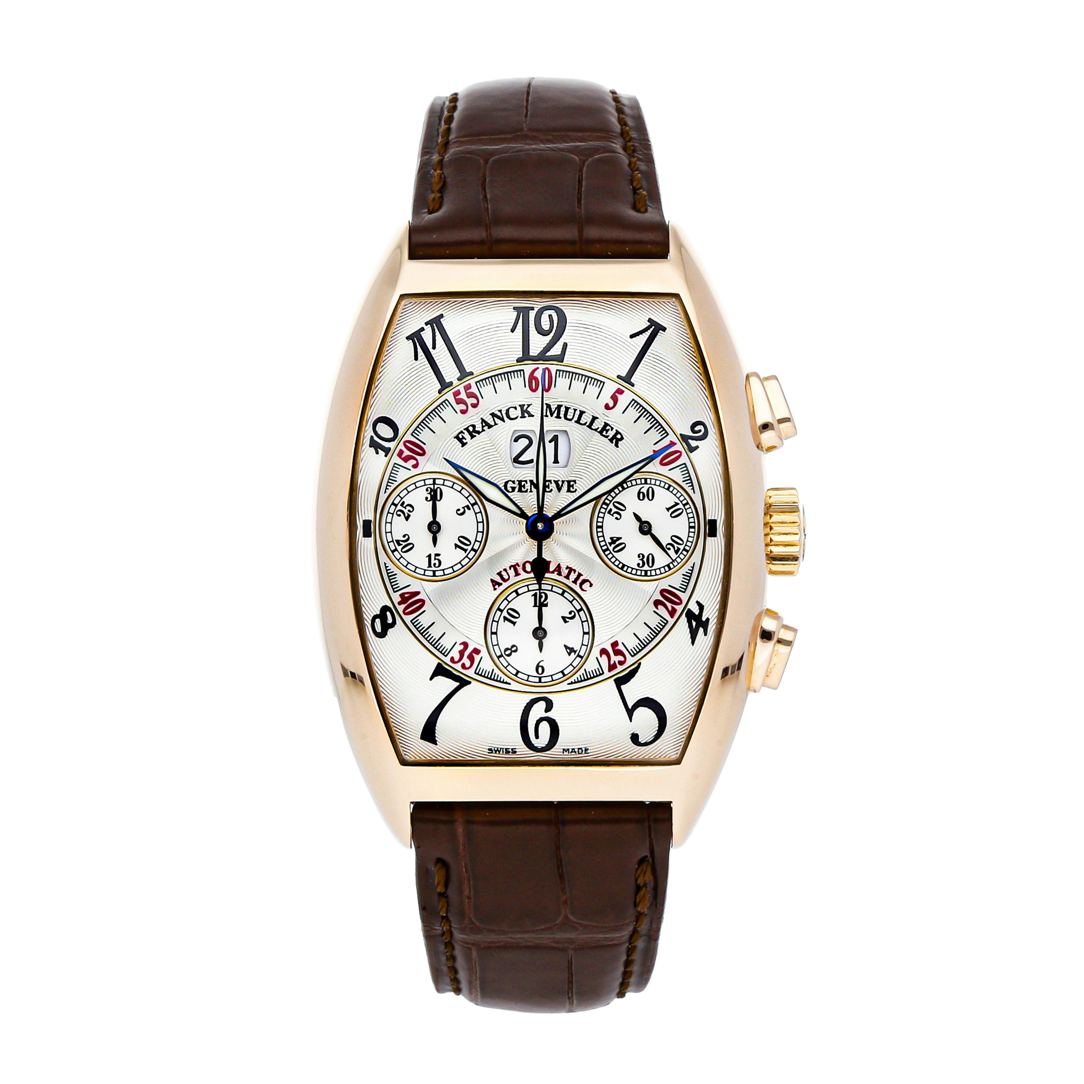 Franck muller 2025 cintree curvex chronograph