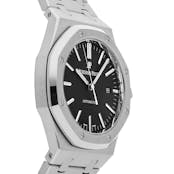 Audemars Piguet Royal Oak Black Dial Men's Watch 15400STOO1220ST01  15400ST.OO.1220ST.01 845960041546 - Watches, Royal Oak - Jomashop