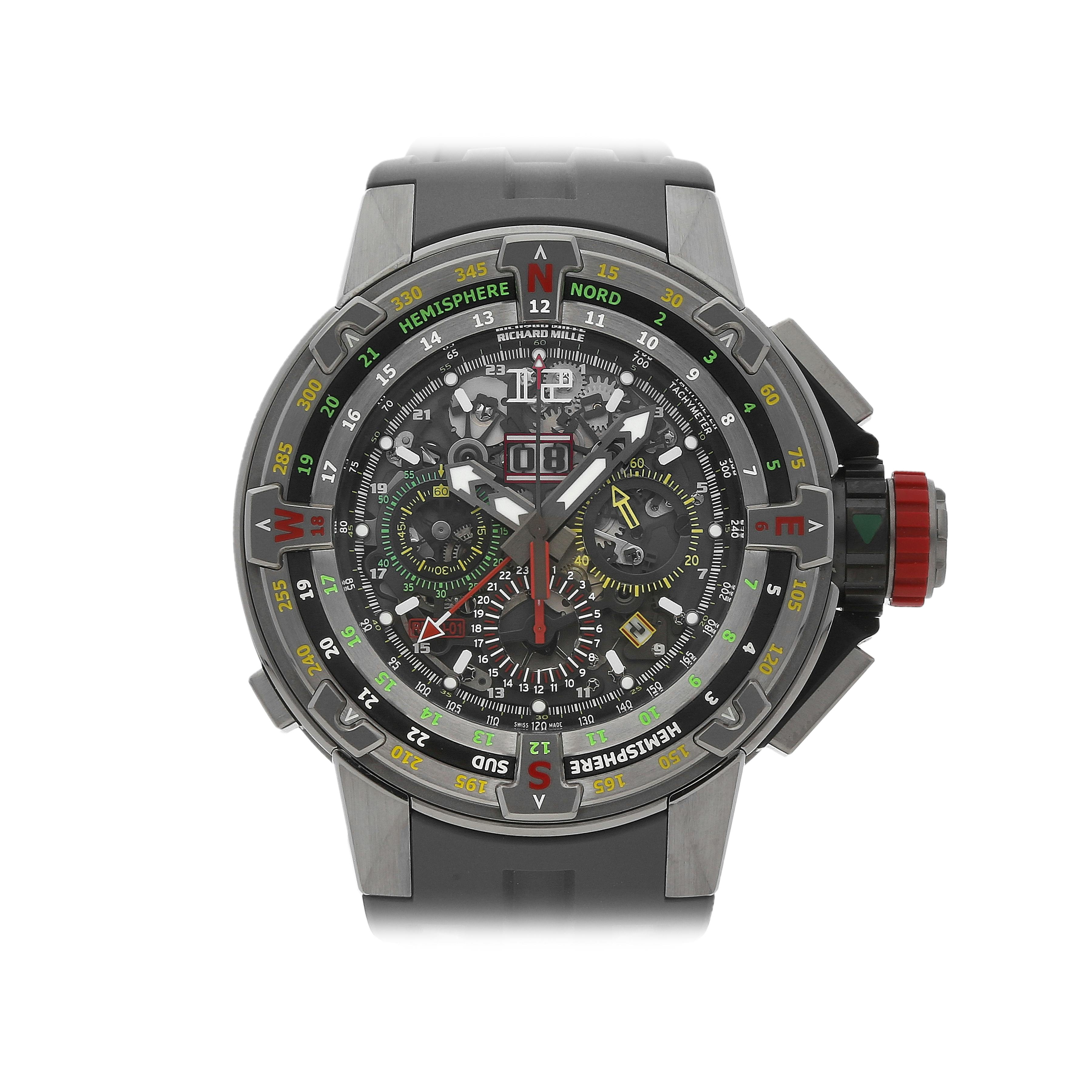 Pre Owned Richard Mille RM60 Flyback Chronograph RM60 01 AO TI