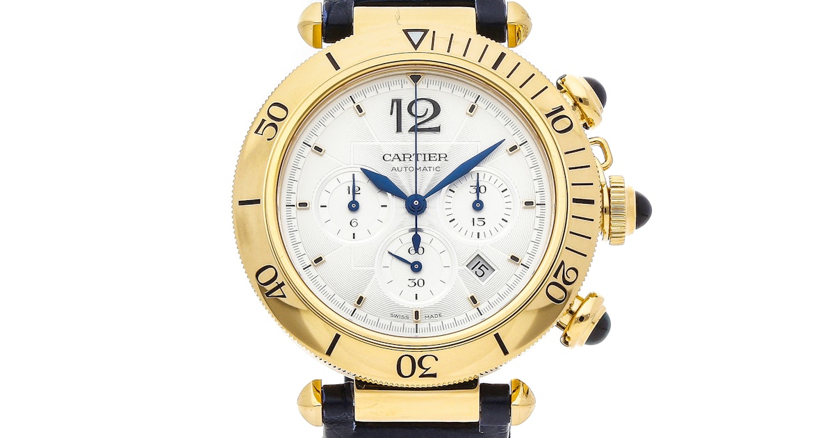 Pre-Owned Cartier Pasha de Cartier Chronograph WGPA0017 | WatchBox