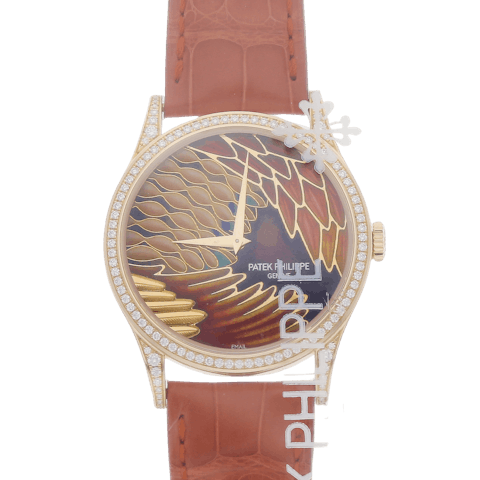 Vertical Pre-Owned Patek Philippe Calatrava 5077/100R-015