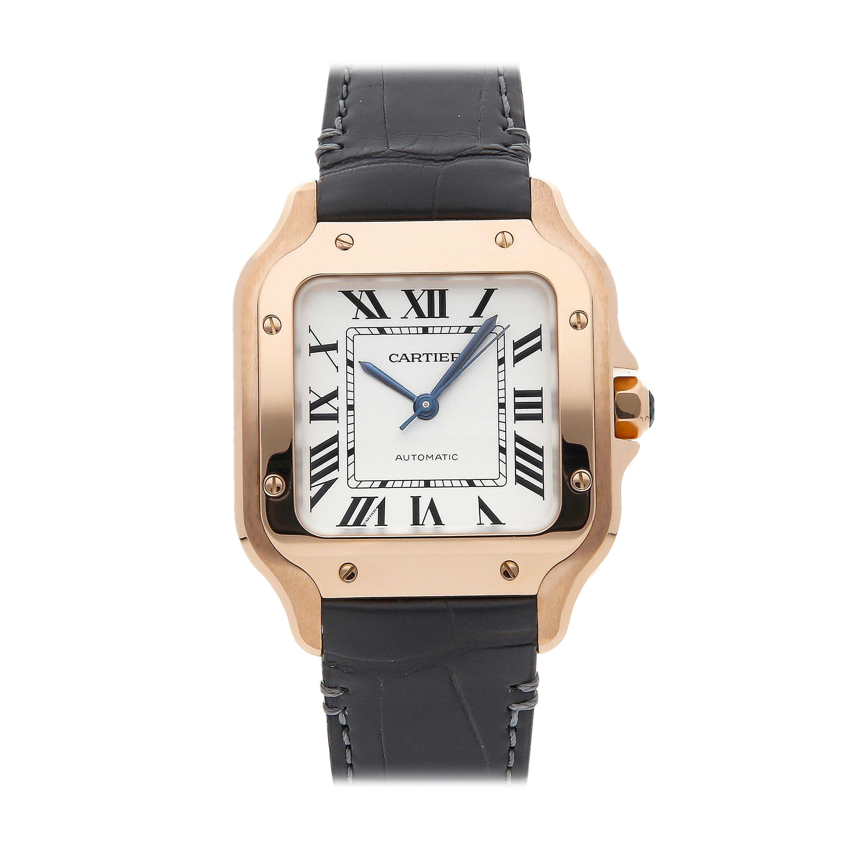 Pre Owned Cartier Santos Medium Model WGSA0028 Govberg Jewelers