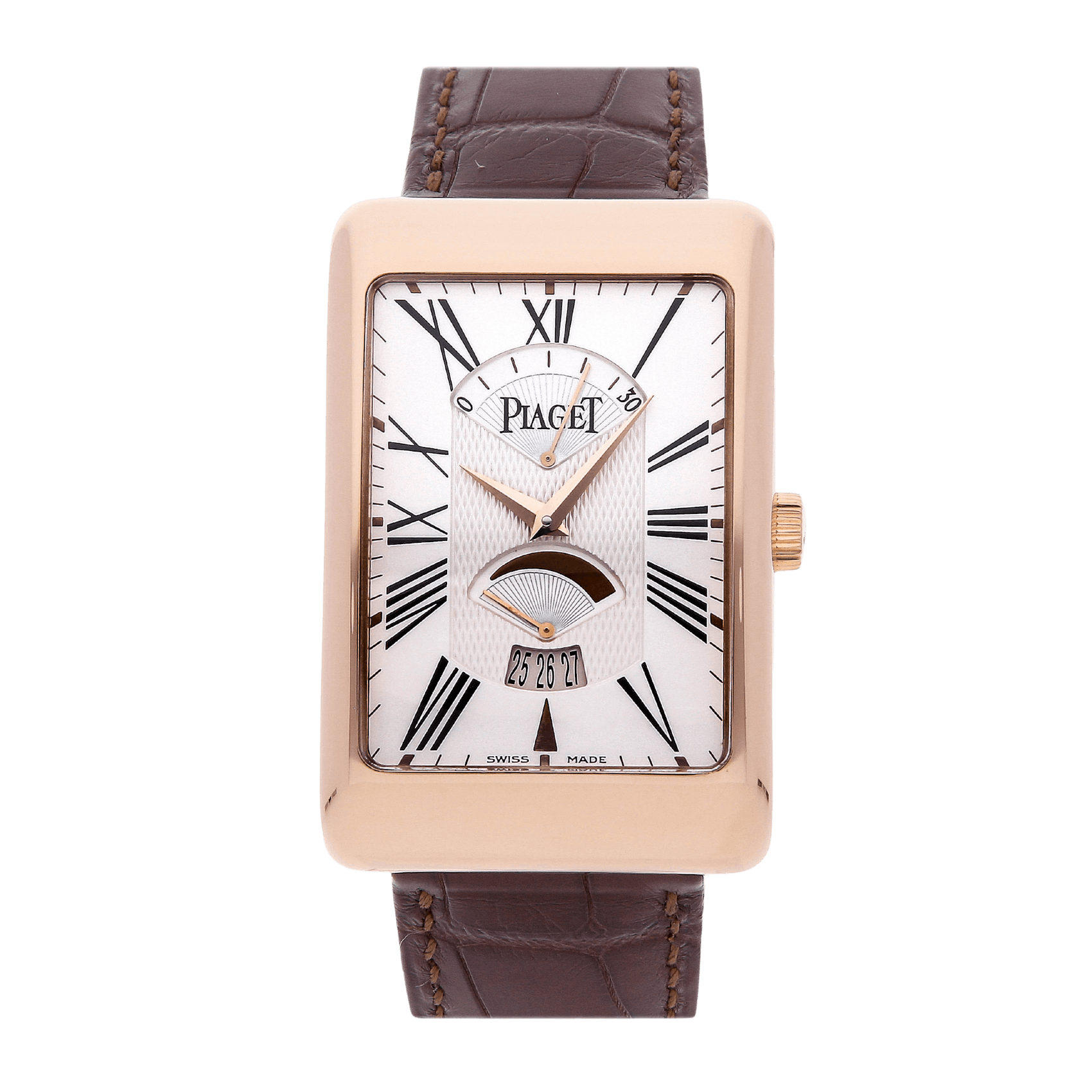 Vertical Pre-Owned Piaget Black Tie Rectangle a L'Ancienne XL G0A28061