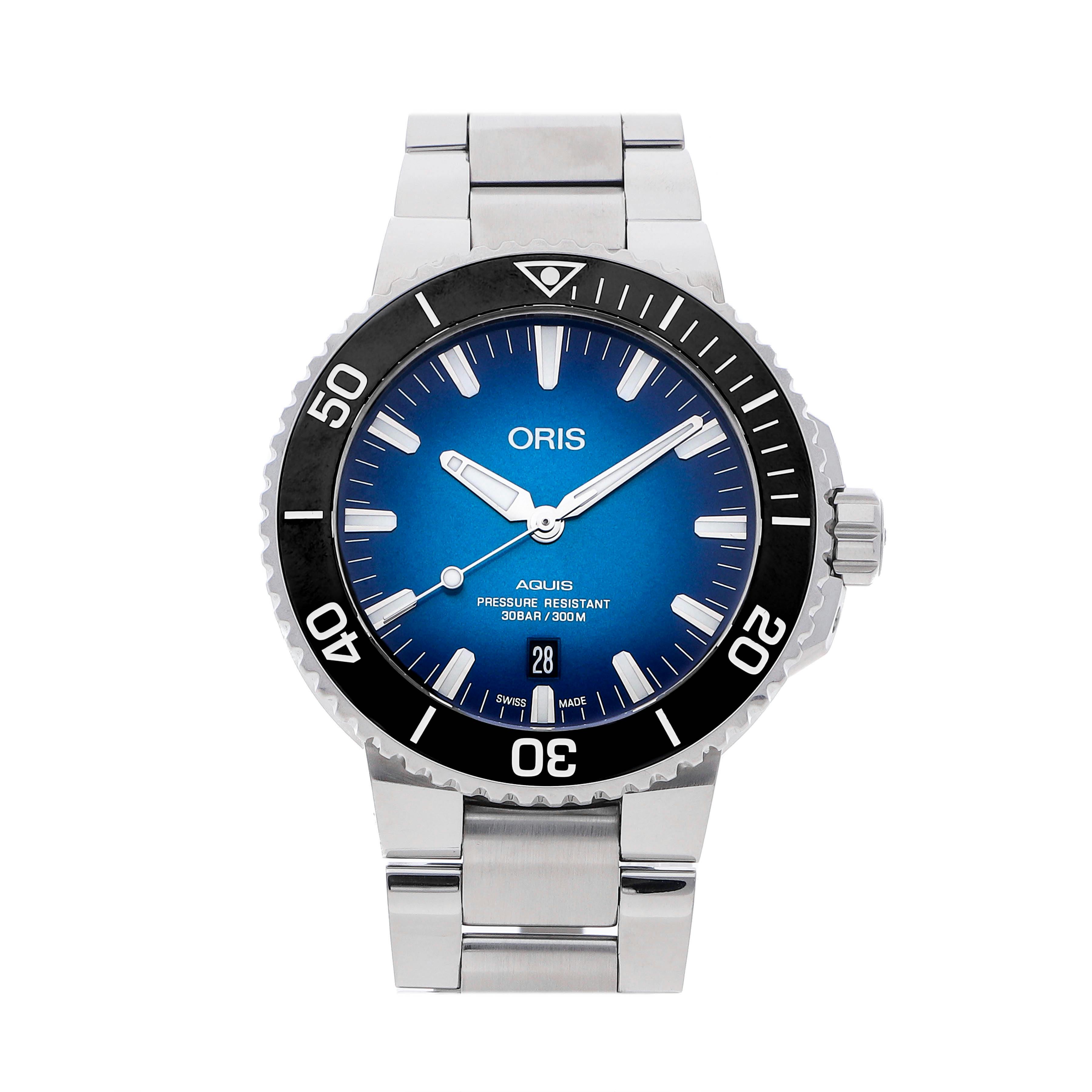 Pre Owned Oris Aquis Clipperton Limited Edition 01 733 7730 4185