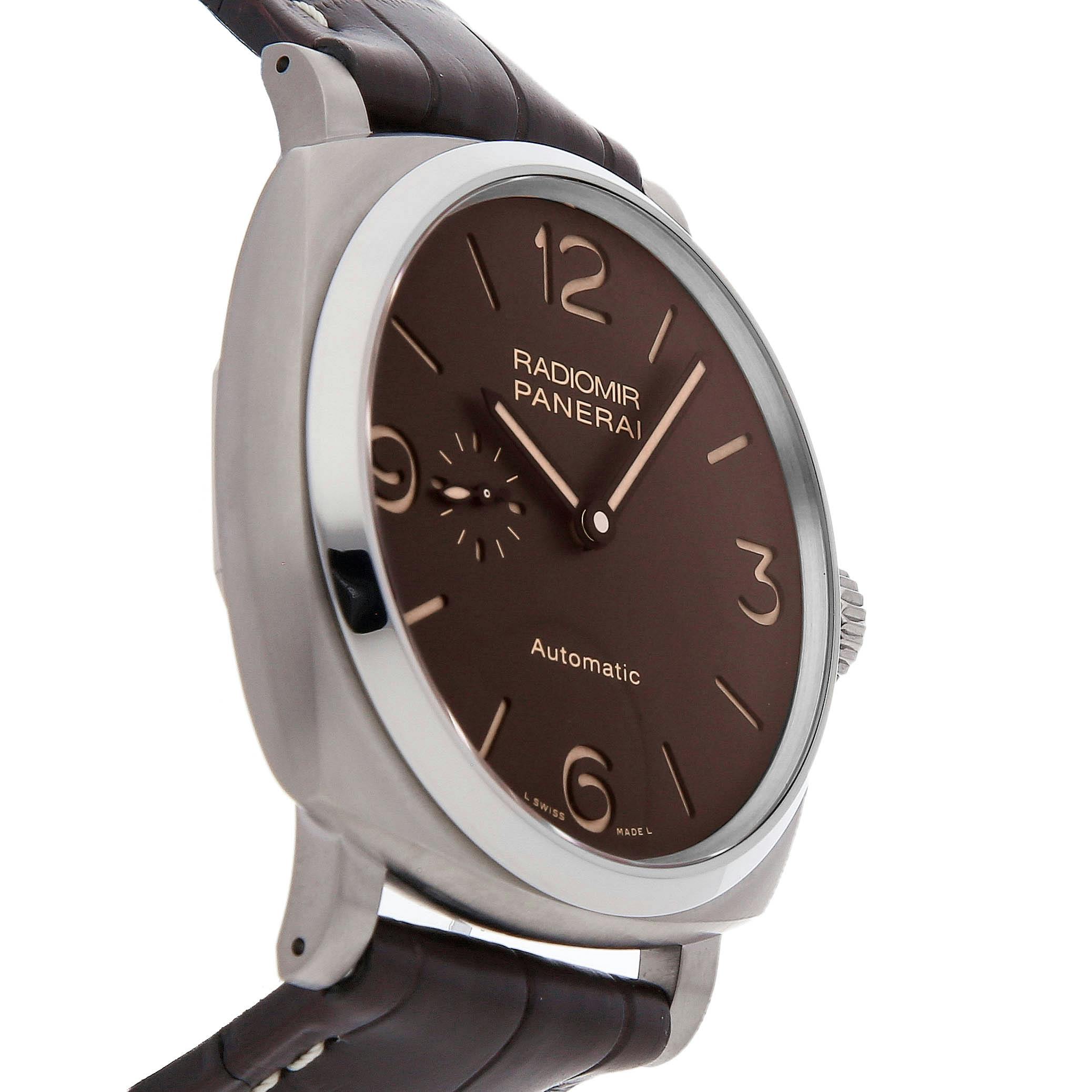 Pre Owned Panerai Radiomir 1940 3 Days Titanio PAM 619 Govberg