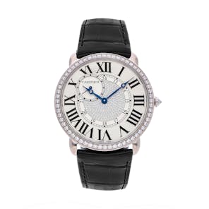 Cartier Pre-owned Cartier Tank Louis Hand Wind Diamond Silver Dial