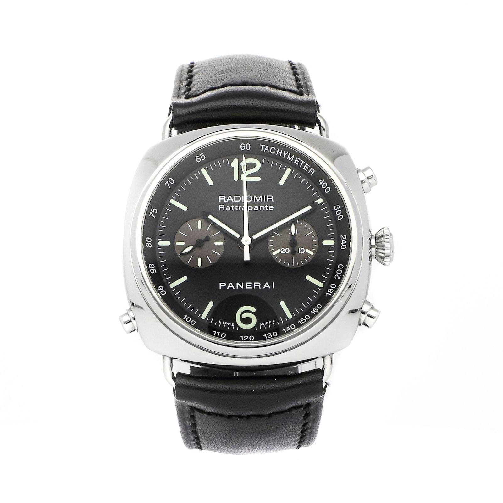 Pre Owned Panerai Radiomir Chronograph Rattrapante PAM 214 WatchBox