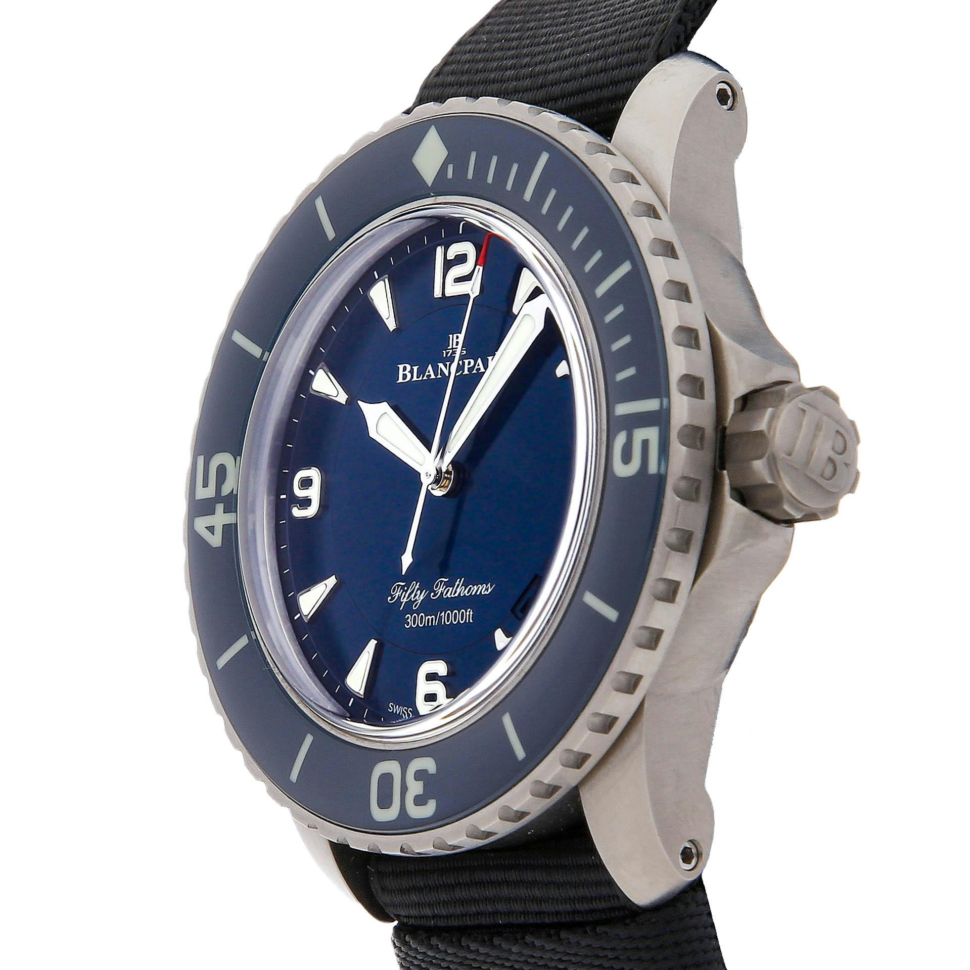 Pre-Owned Blancpain Fifty Fathoms 5015-12B40-NAOA | WatchBox