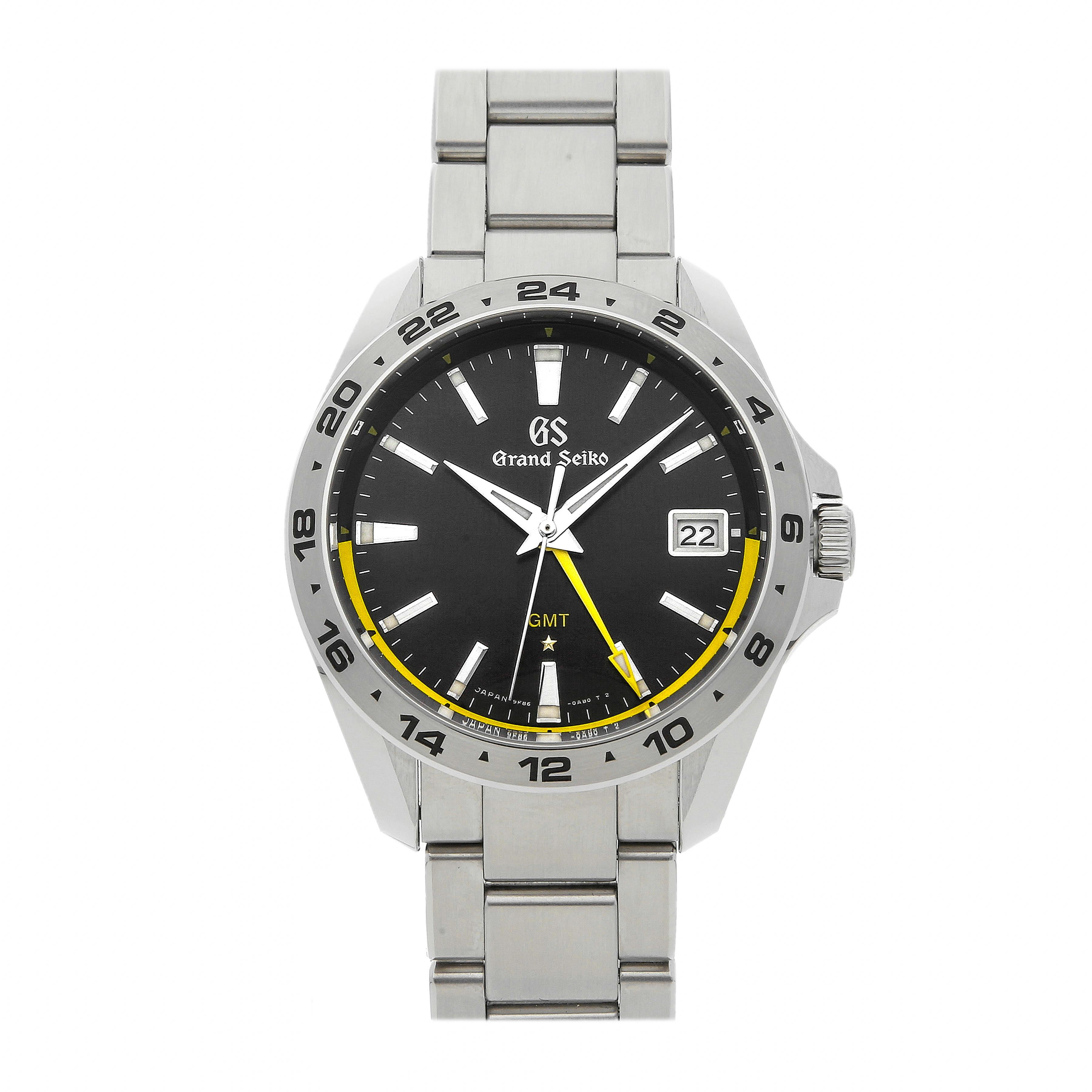 Grand seiko 9f quartz gmt hot sale