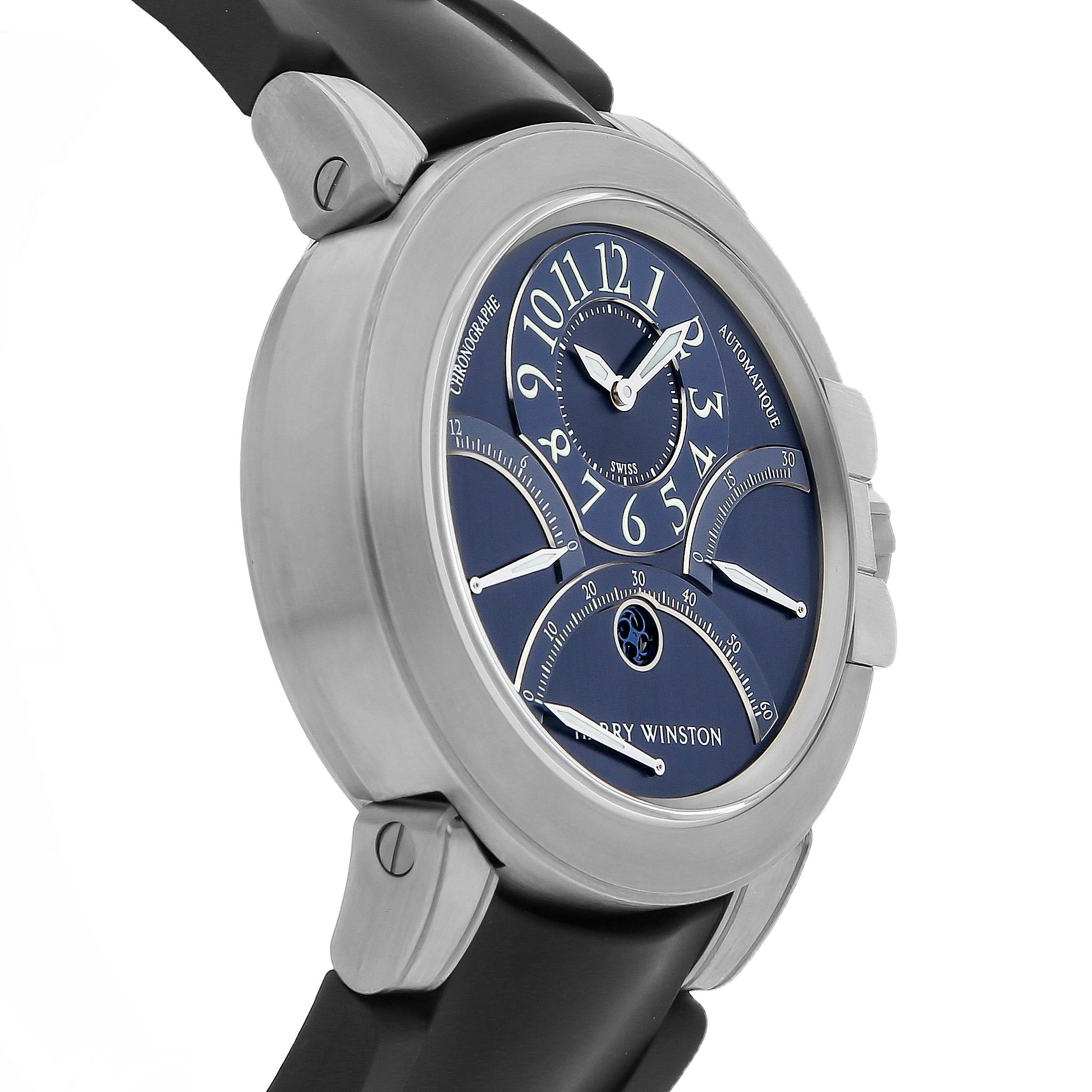 Harry winston ocean triple retrograde outlet chronograph