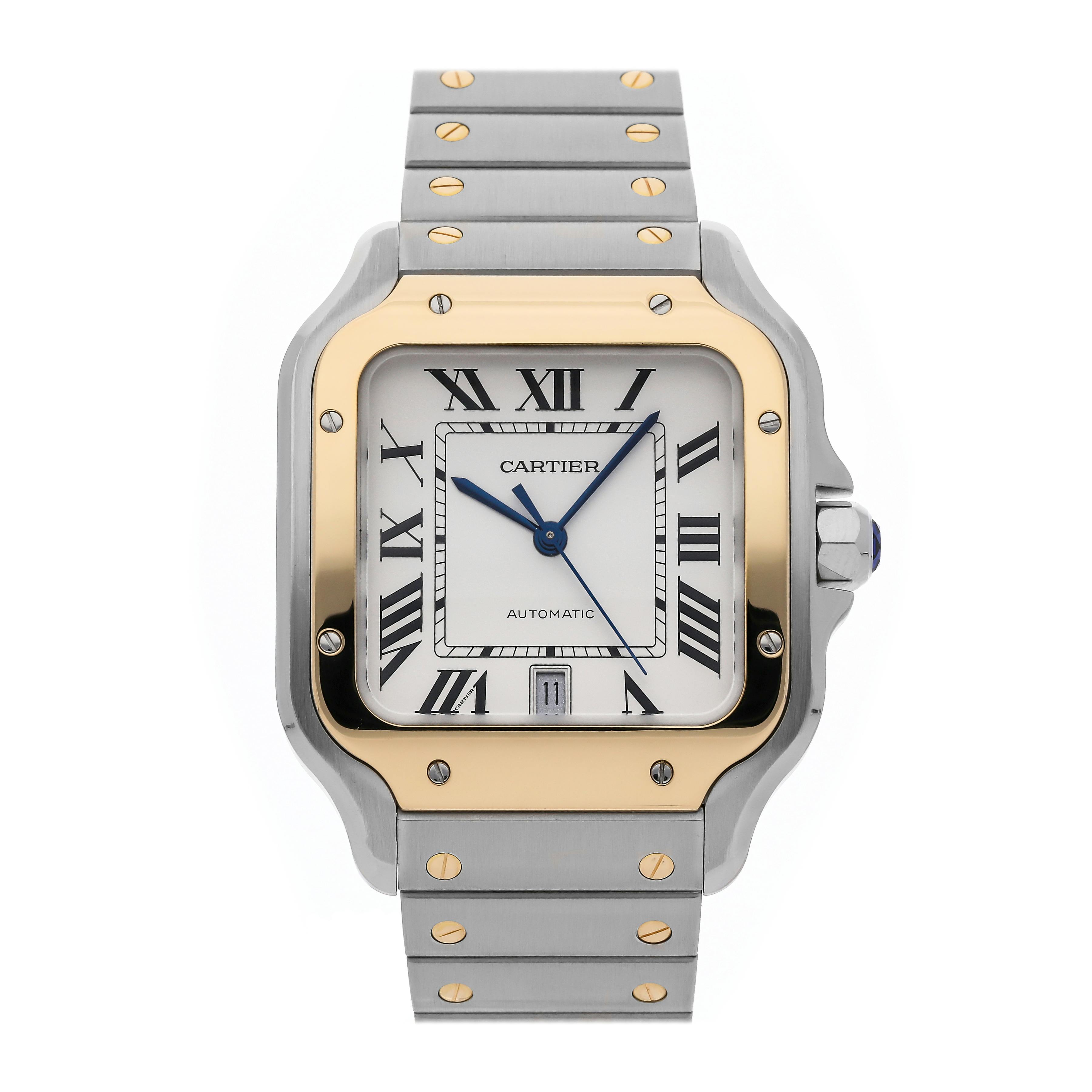 Pre Owned Cartier Santos Large Model W2SA0006 Govberg Jewelers