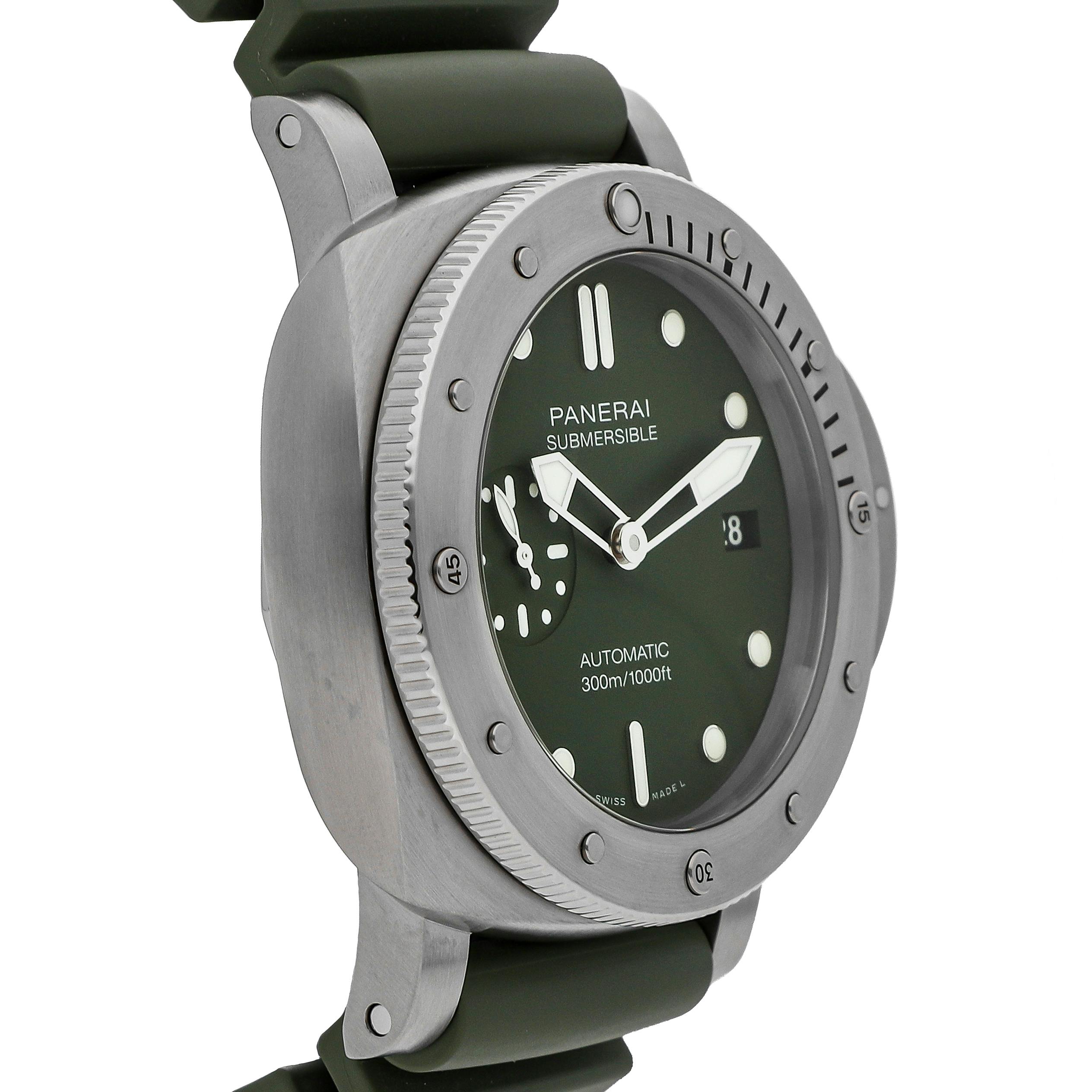 Panerai submersible outlet green