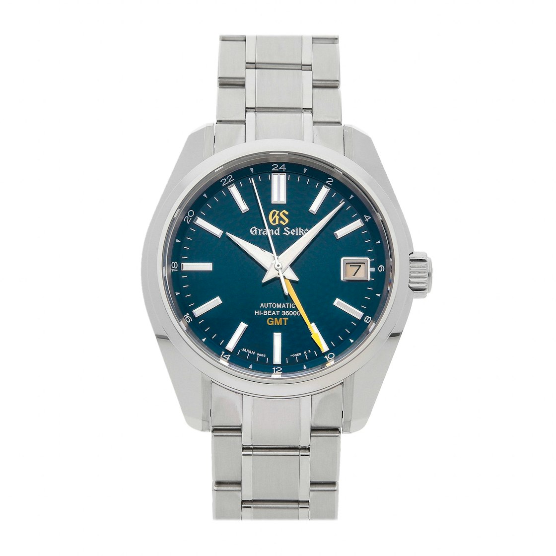 Grand Seiko Hi-Beat 36000 GMT Steel Automatic Mens Watch SBGJ227 Selling  As-Is | Govberg Jewelers