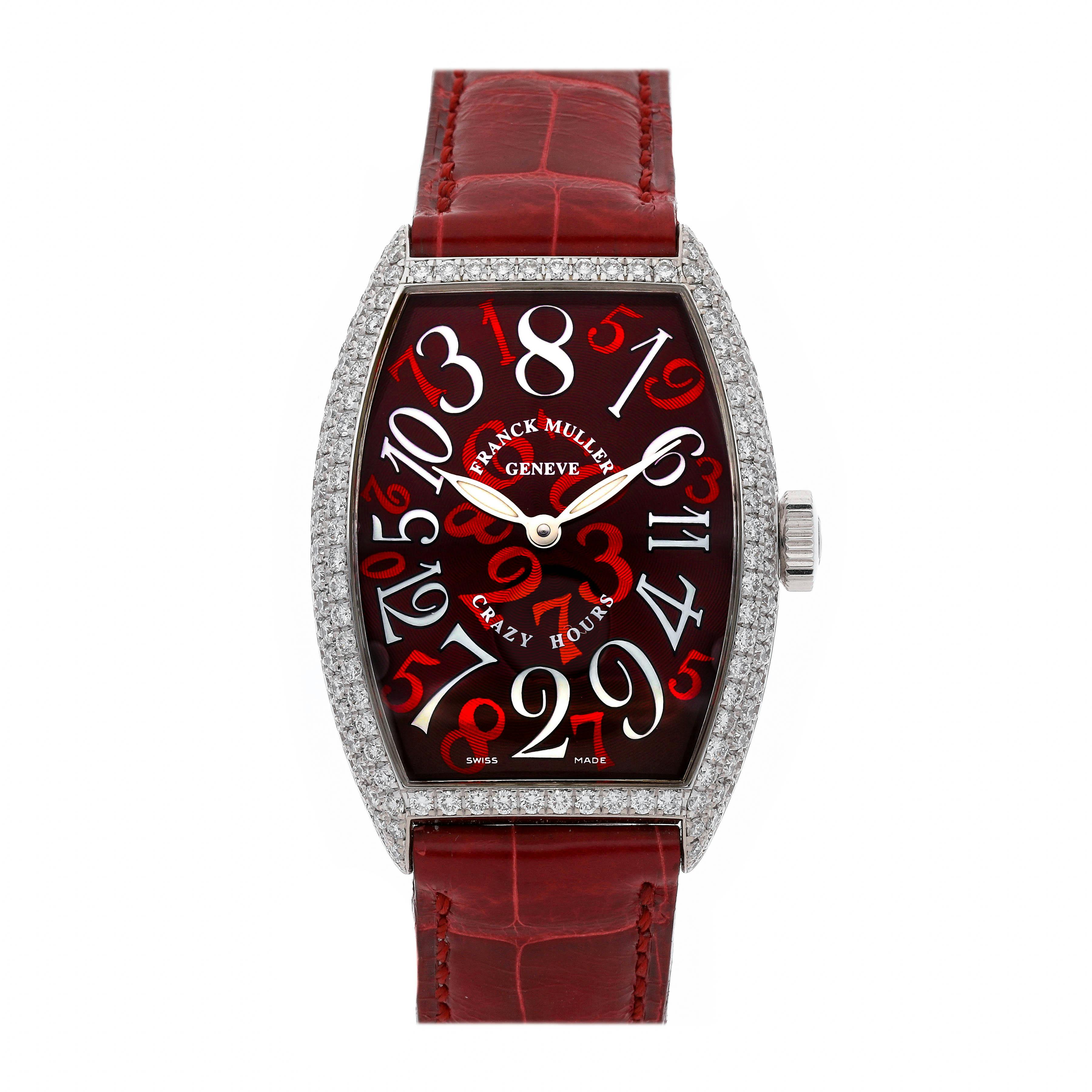 Pre Owned Franck Muller Cintree Curvex Crazy Hours 5850 CH D