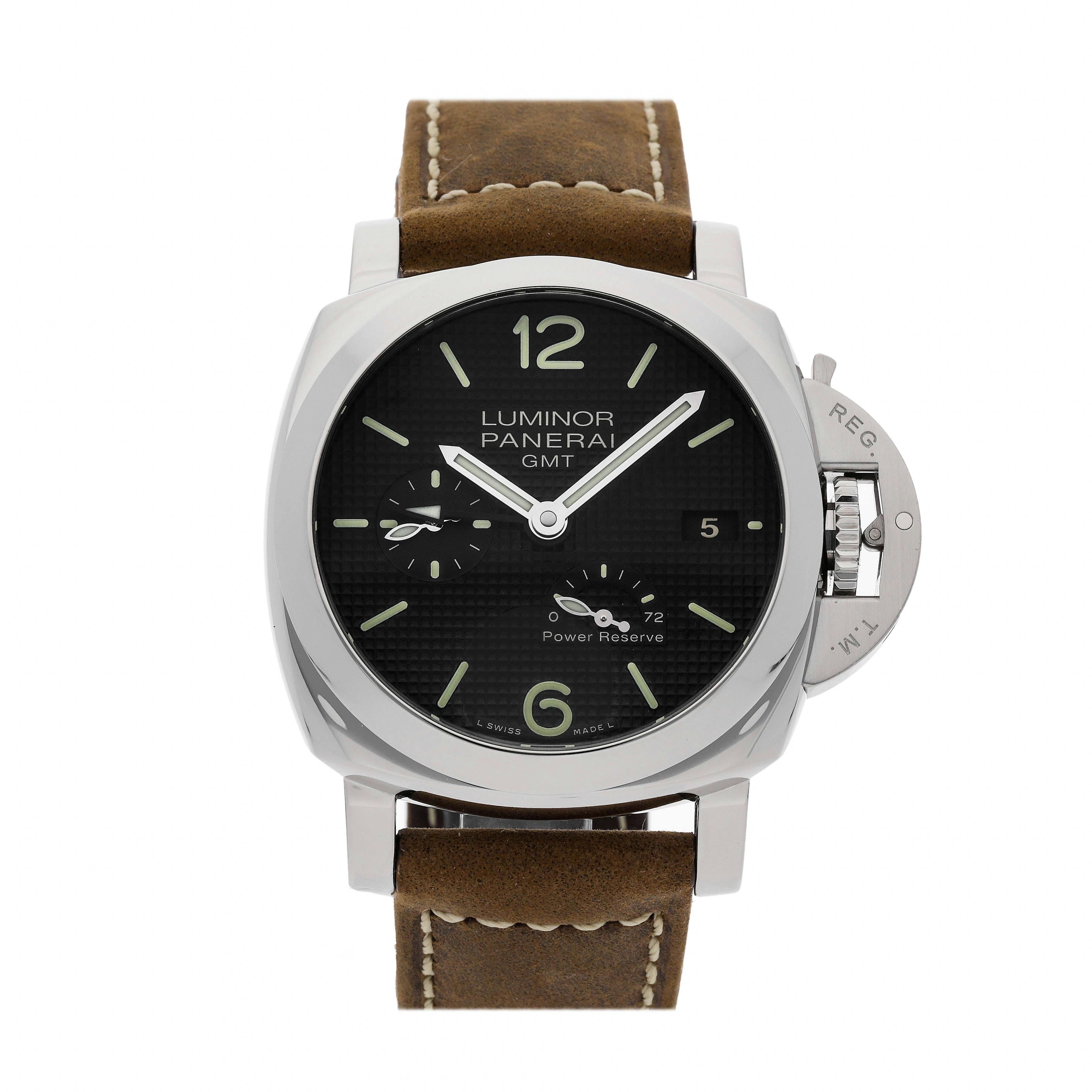 Pre Owned Panerai Luminor 1950 3 Days GMT Power Reserve PAM 537