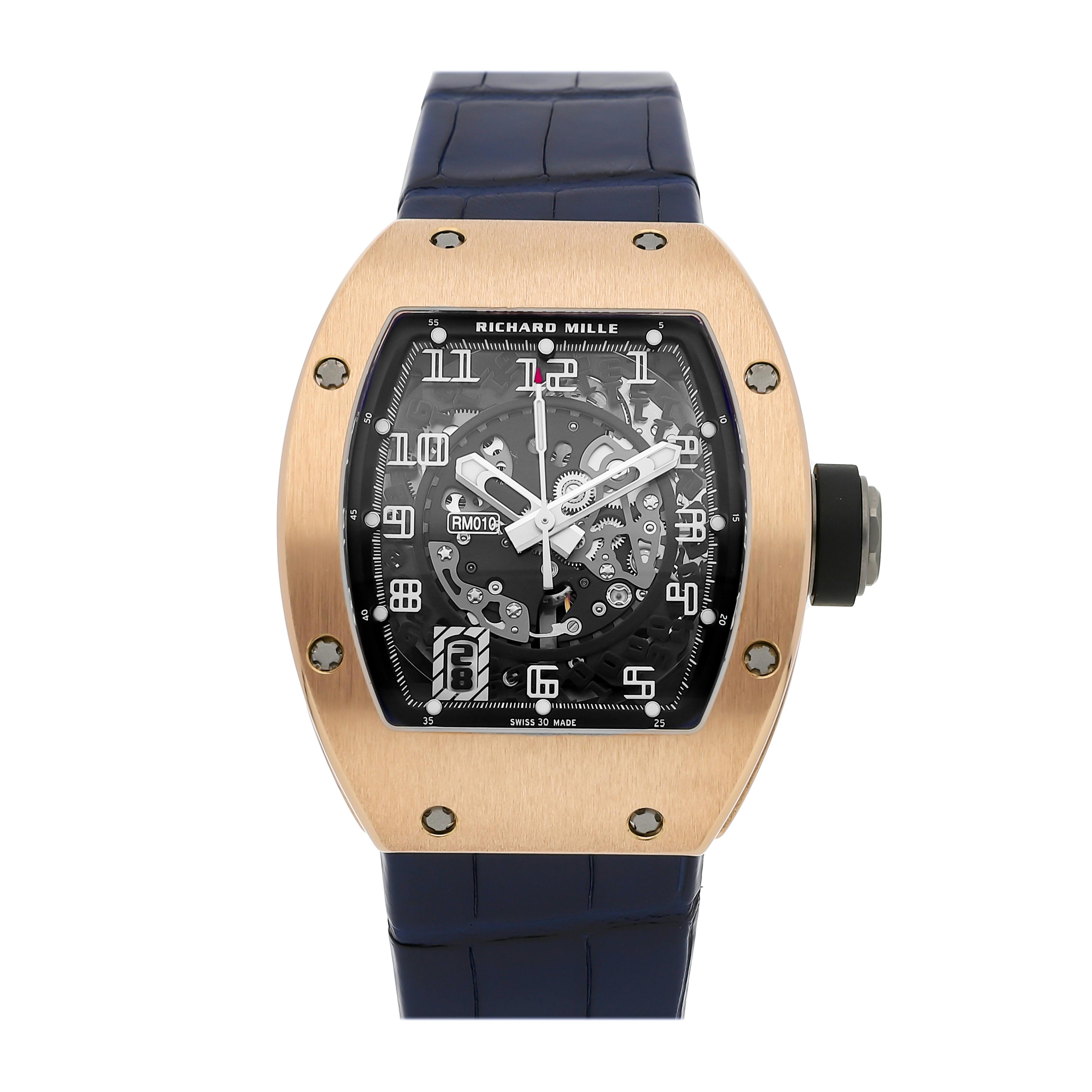 Pre Owned Richard Mille RM 010 RM010 AG RG WatchBox