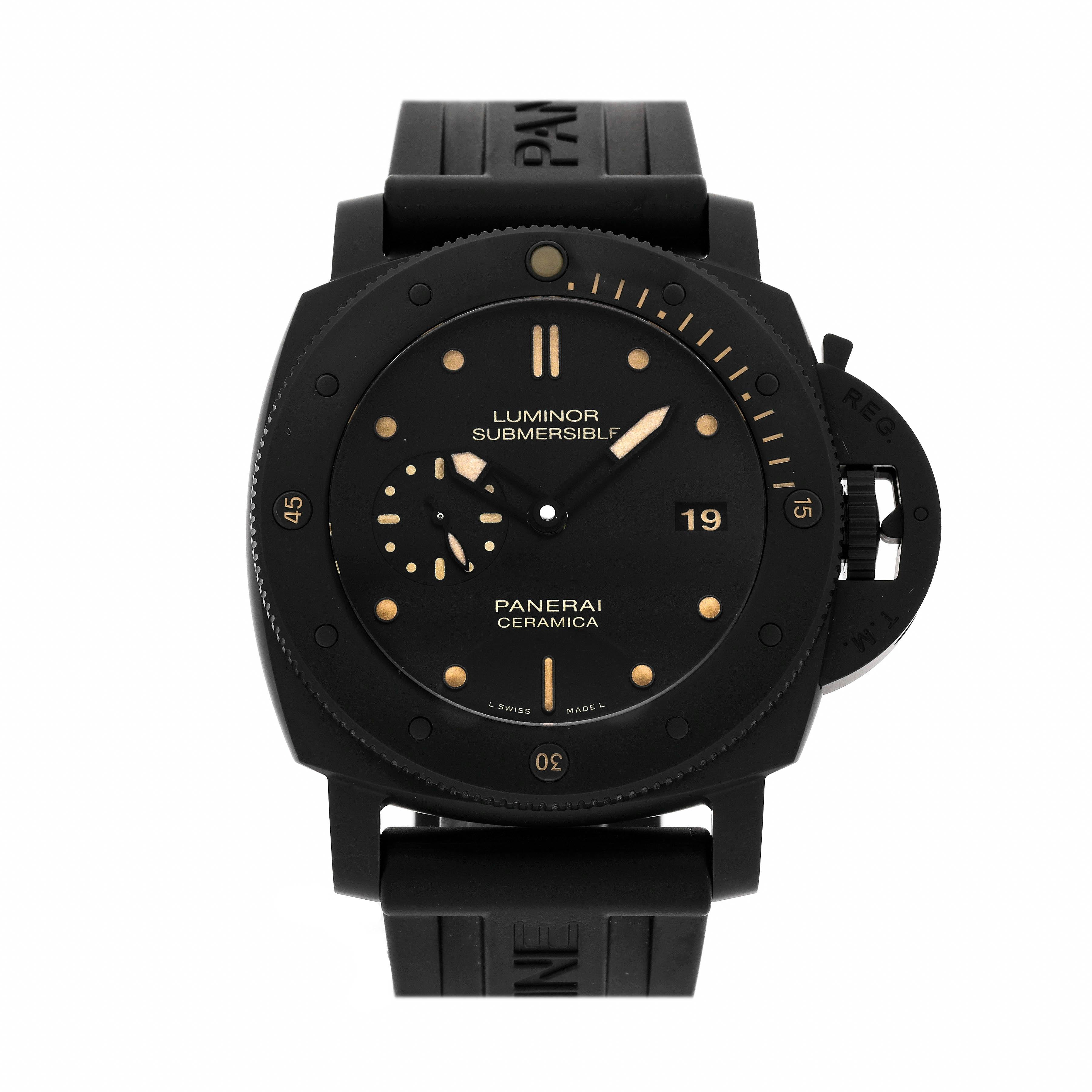 Panerai luminor submersible on sale ceramica