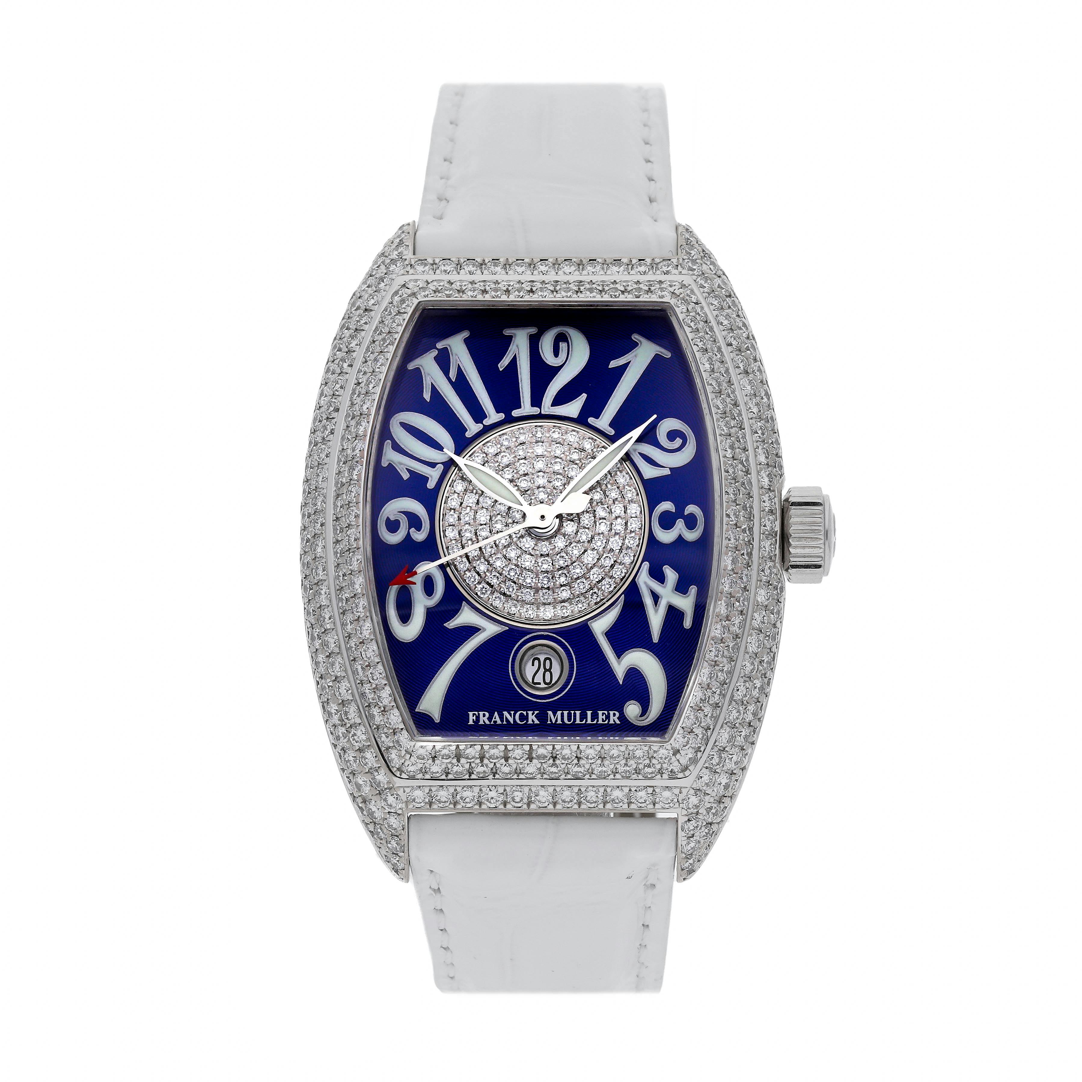 Franck muller conquistador diamond best sale