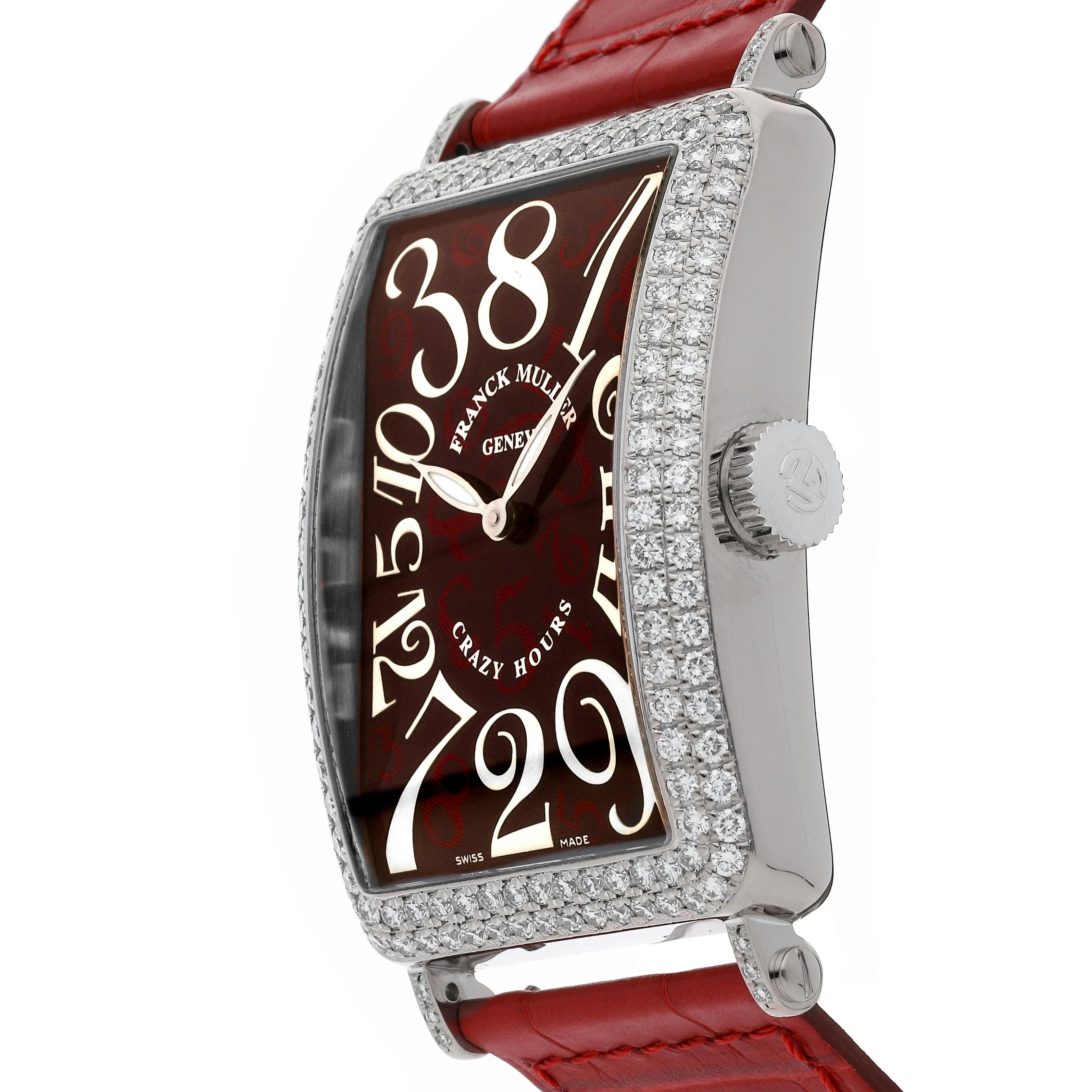 Pre Owned Franck Muller Long Island Crazy Hours 1200 CH D