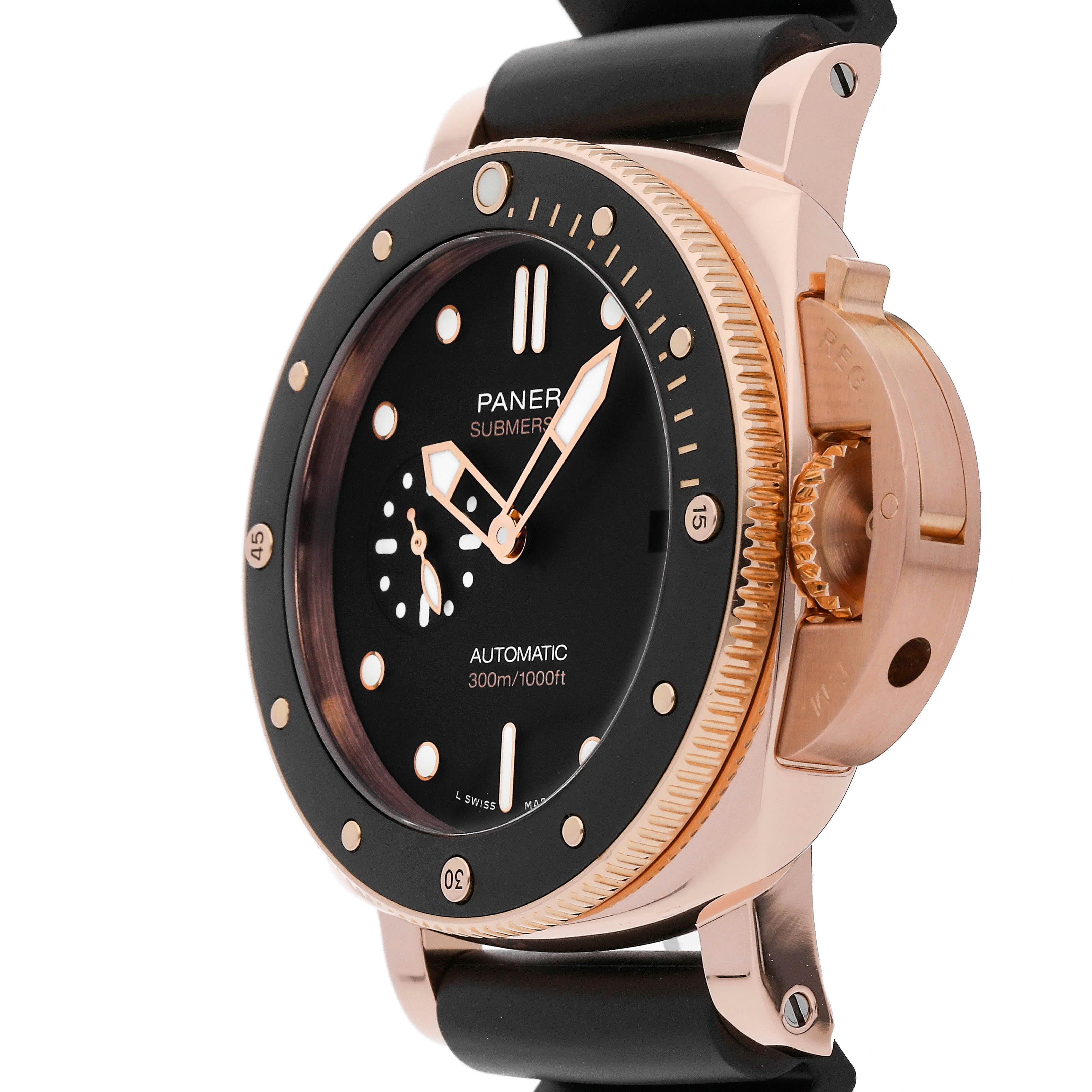 Pre Owned Panerai Submersible Goldtech PAM 1164 Govberg Jewelers