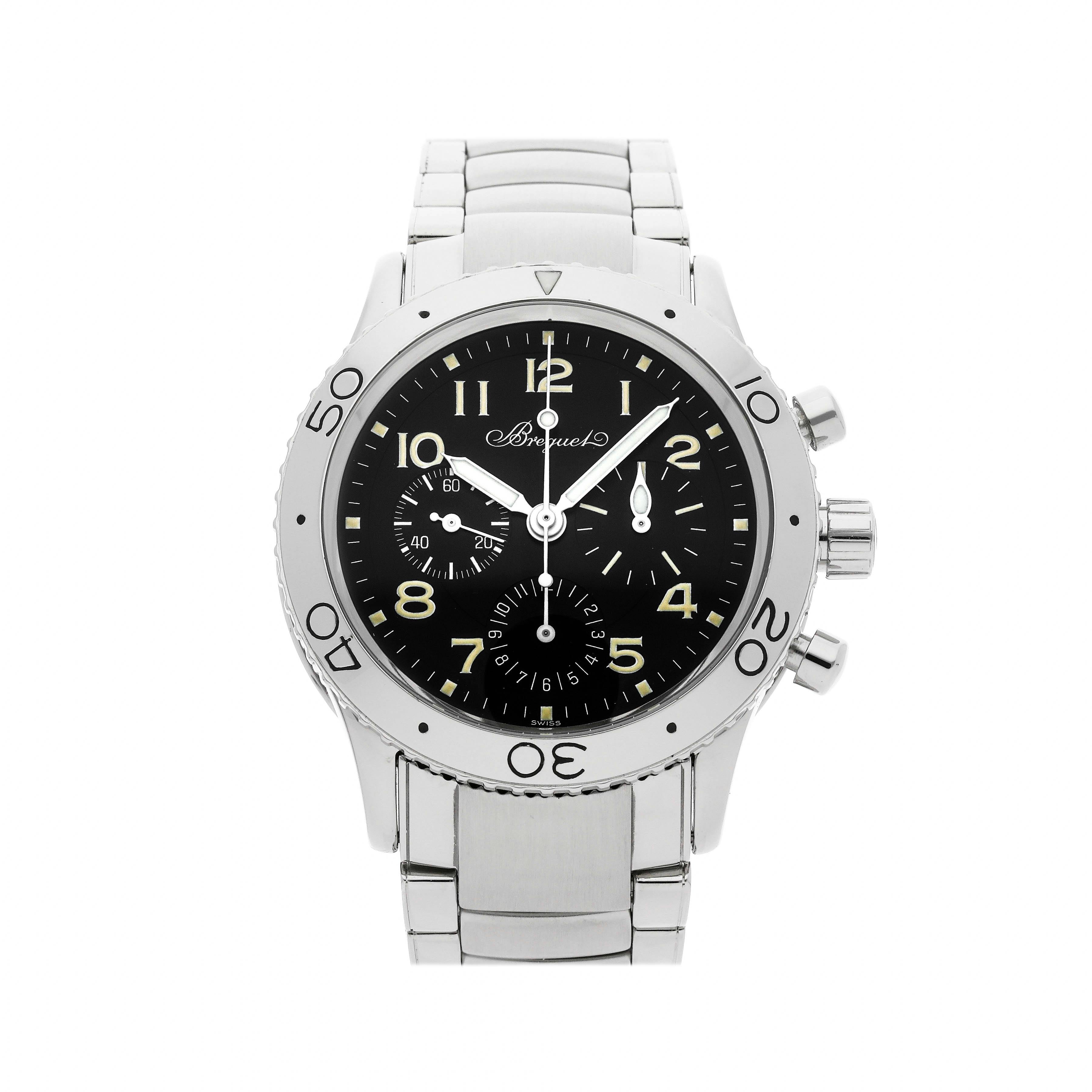 Pre Owned Breguet Type XX Aeronavale Flyback Chronograph 3800ST 92