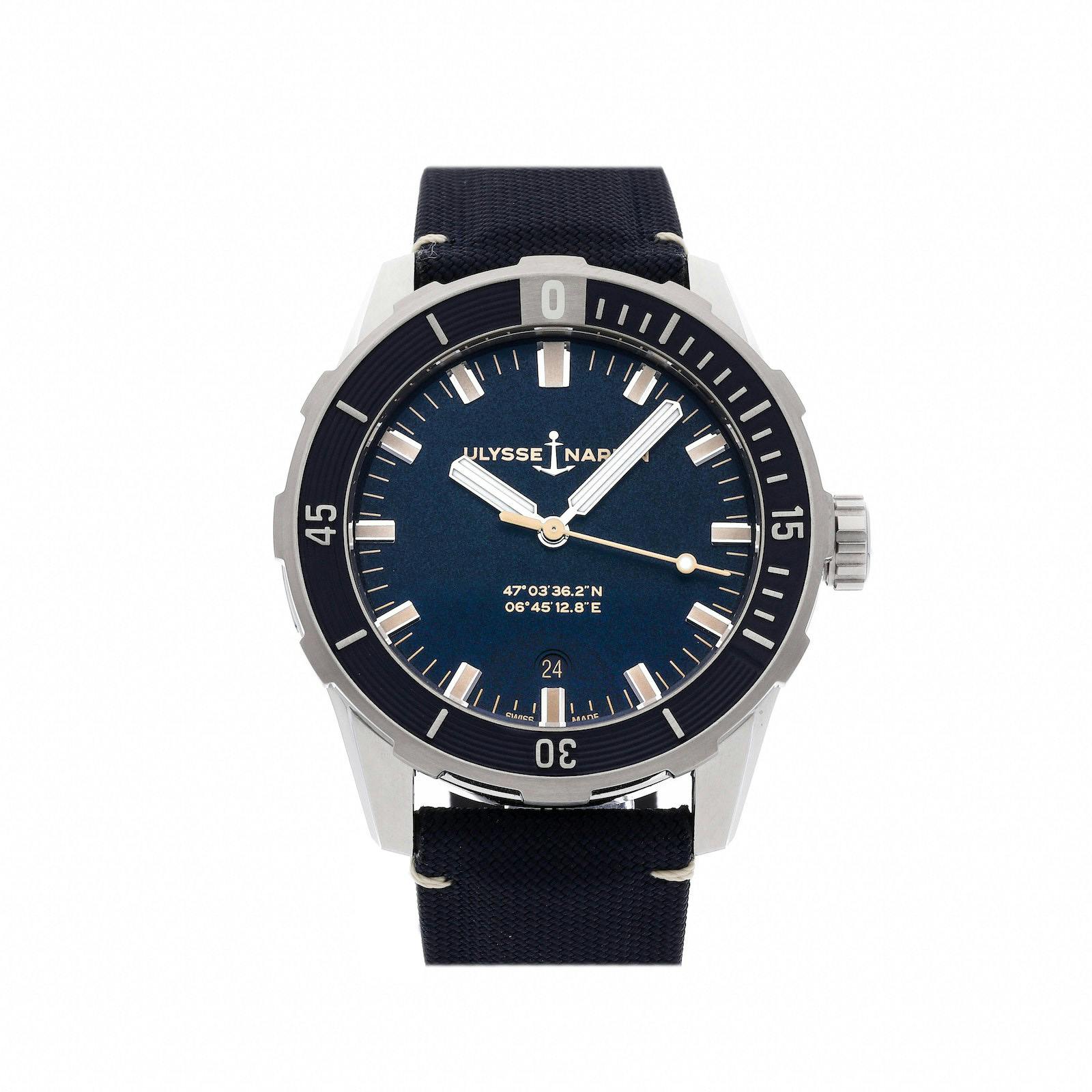 Pre Owned Ulysse Nardin Diver 8163 175 93 Govberg Jewelers