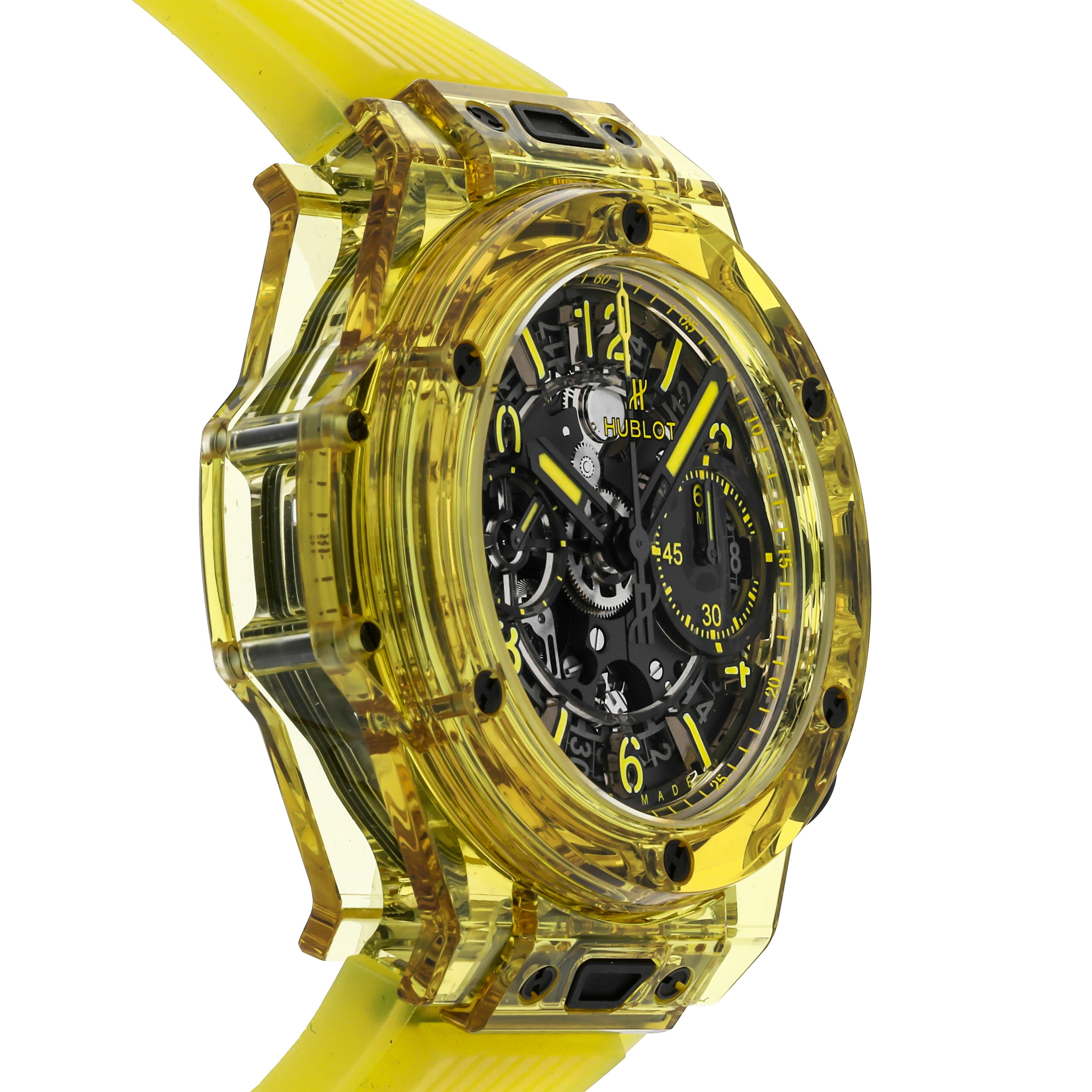 Hublot big bang yellow clearance sapphire price