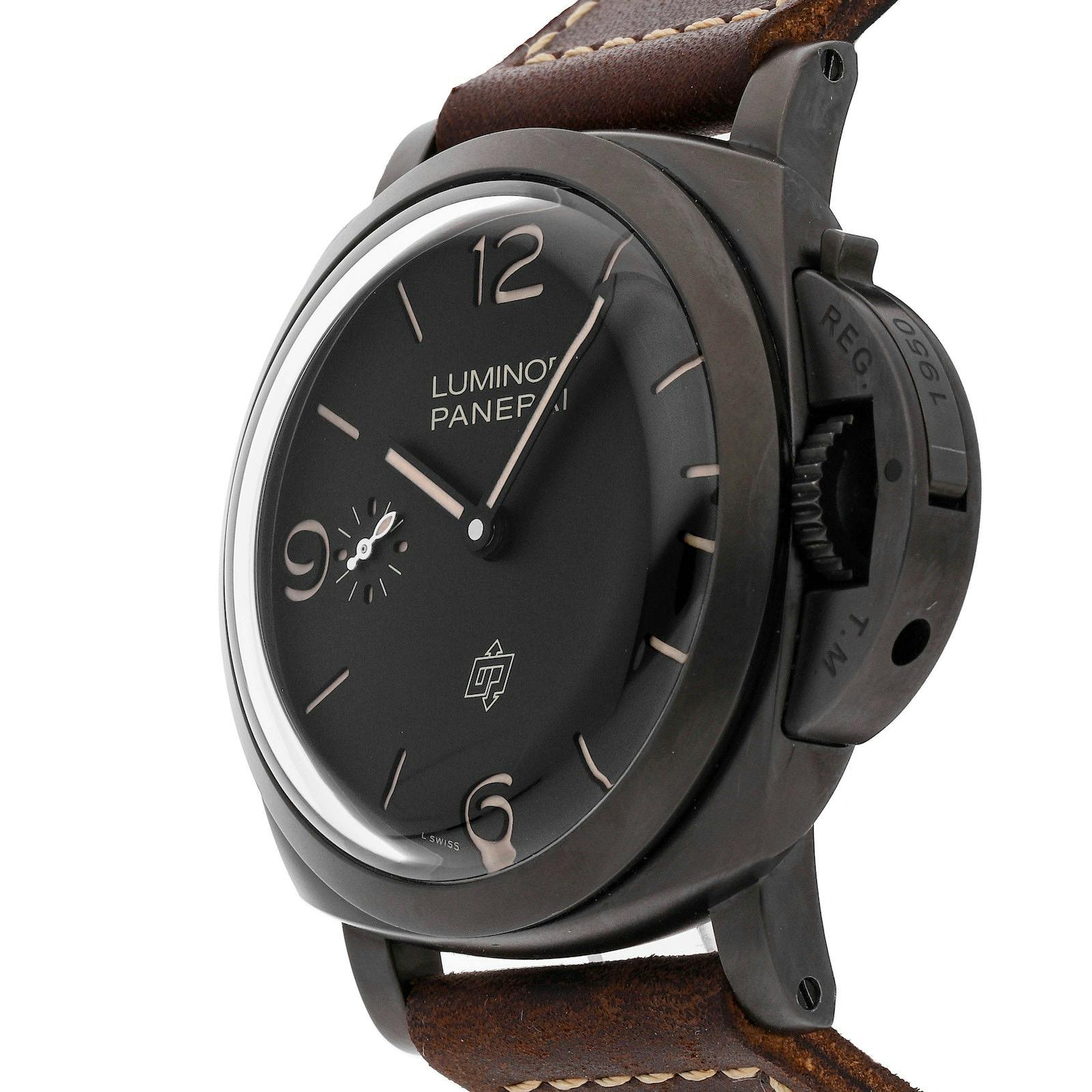 Pre Owned Panerai Luminor 1950 Logo 3 Days PAM 617 WatchBox