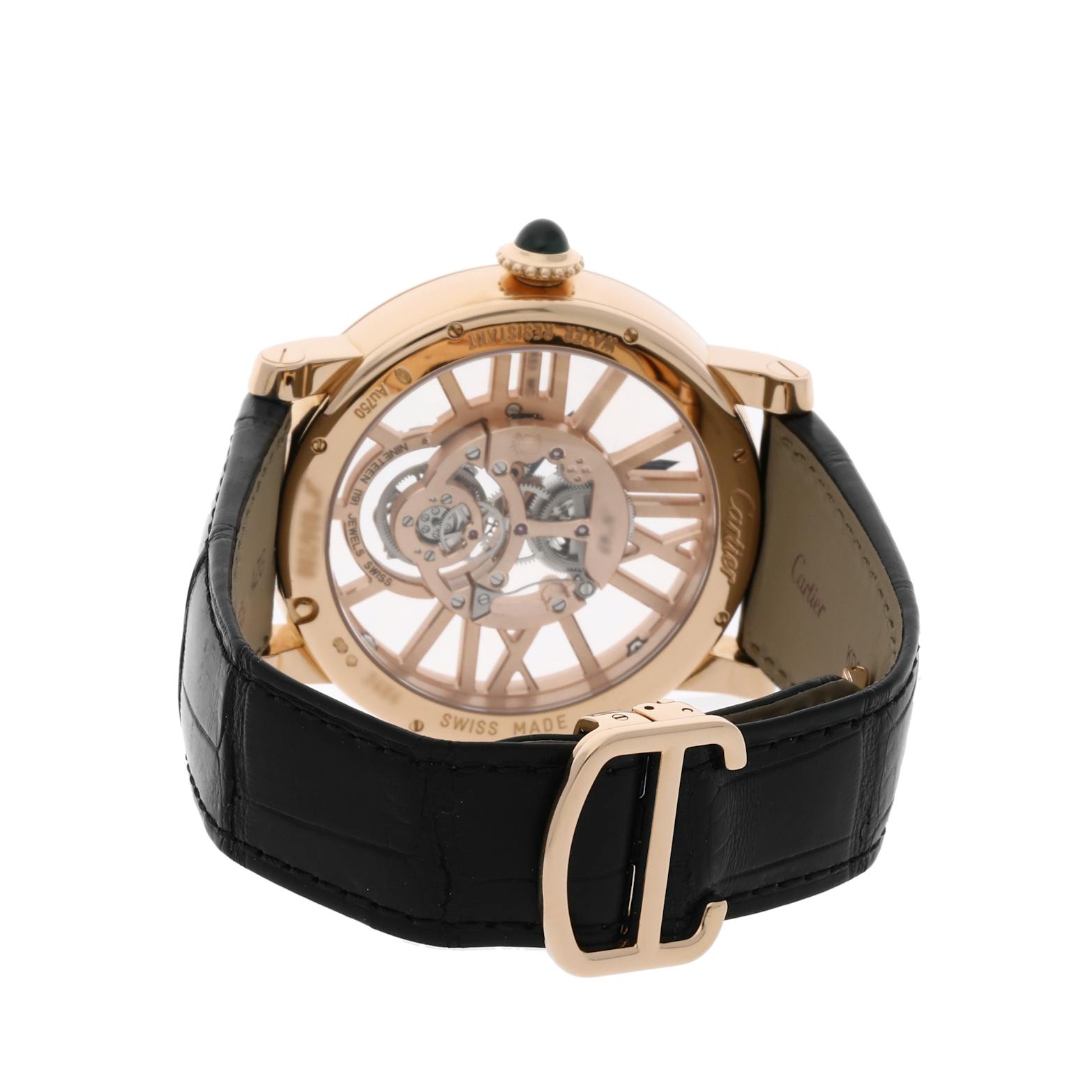 Cartier Rose Gold Flying Tourbillon Watch