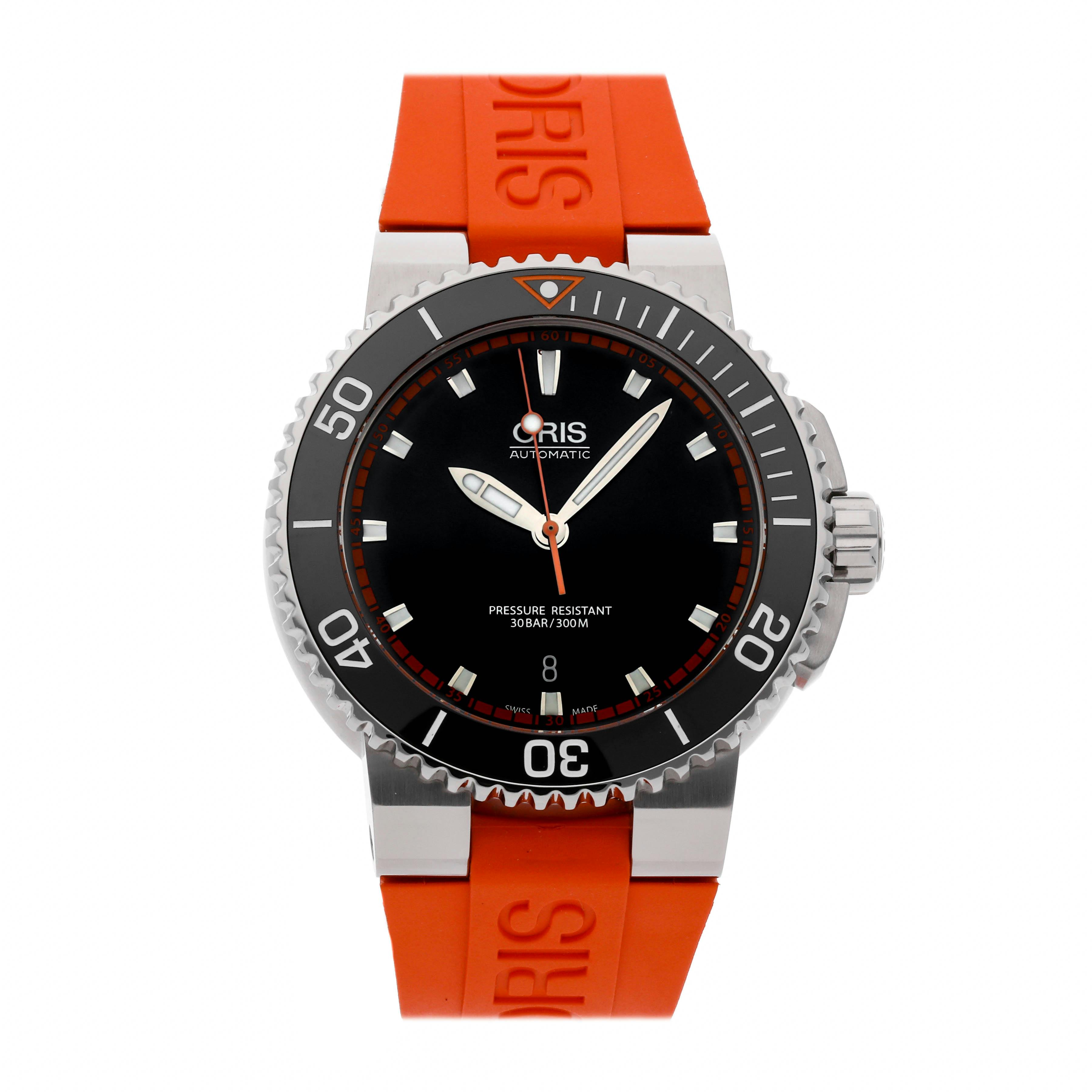 Pre Owned Oris Aquis Date 01 733 7653 4128 07 4 26 32EB Govberg