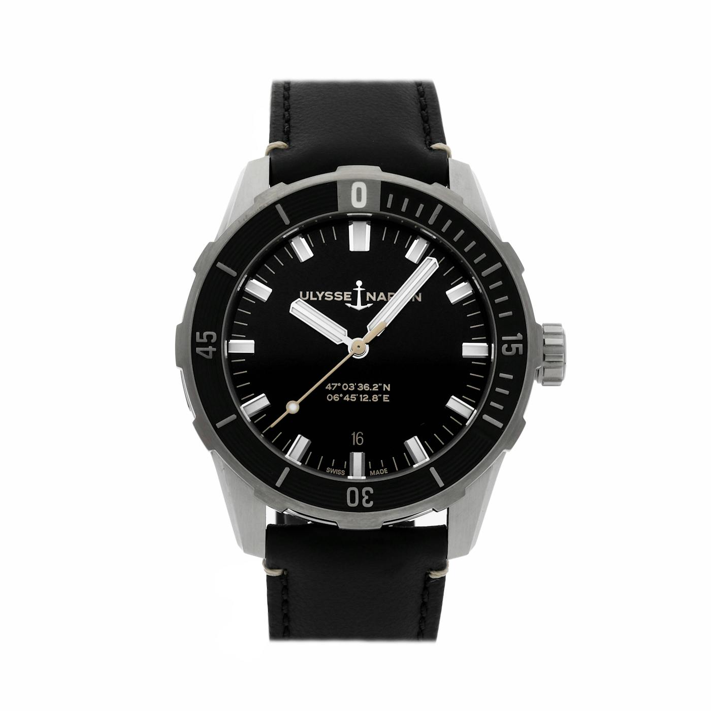 PreOwned Ulysse Nardin Diver 8163175/92 WatchBox