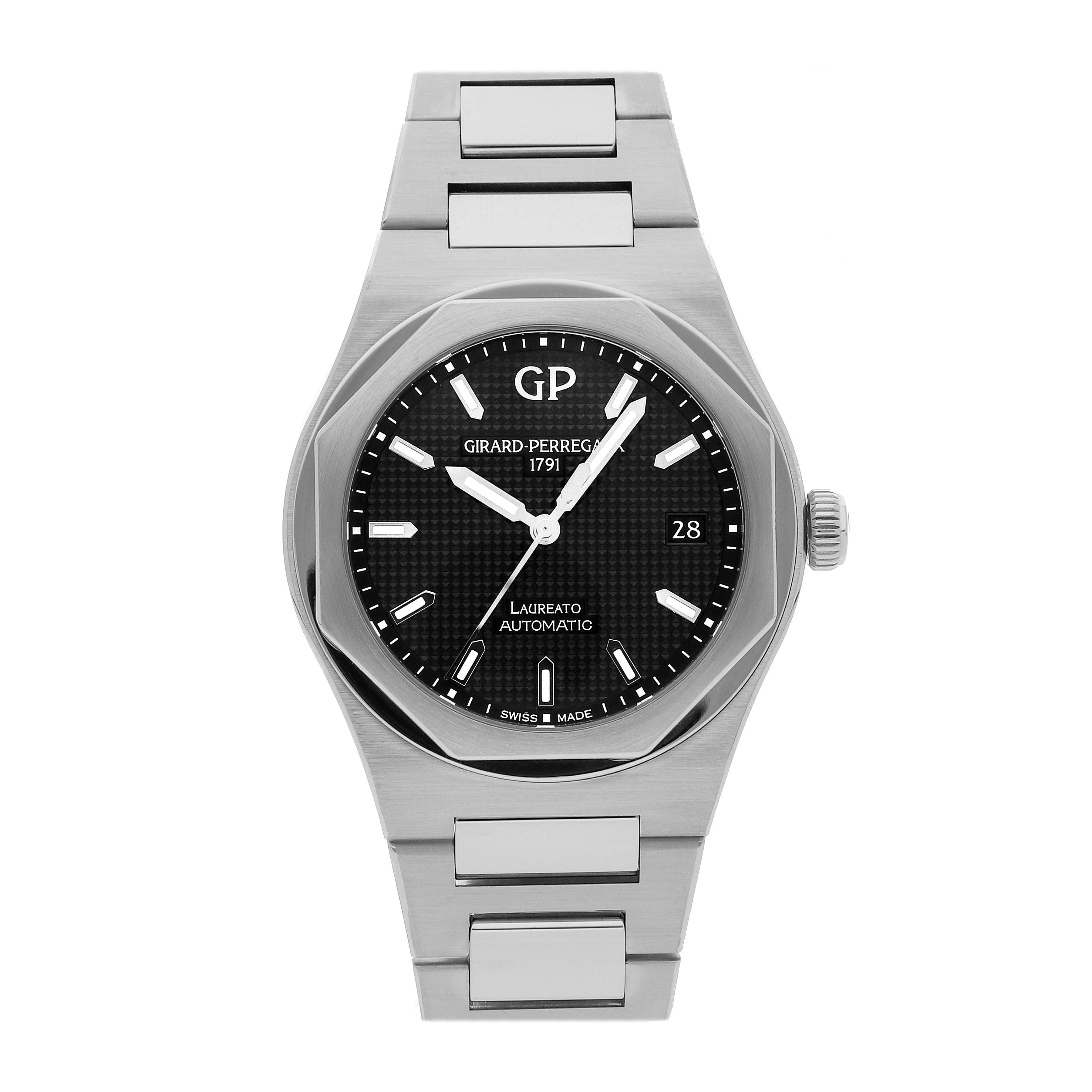 Pre Owned Girard Perregaux Laureato 81005 11 632 11A Govberg