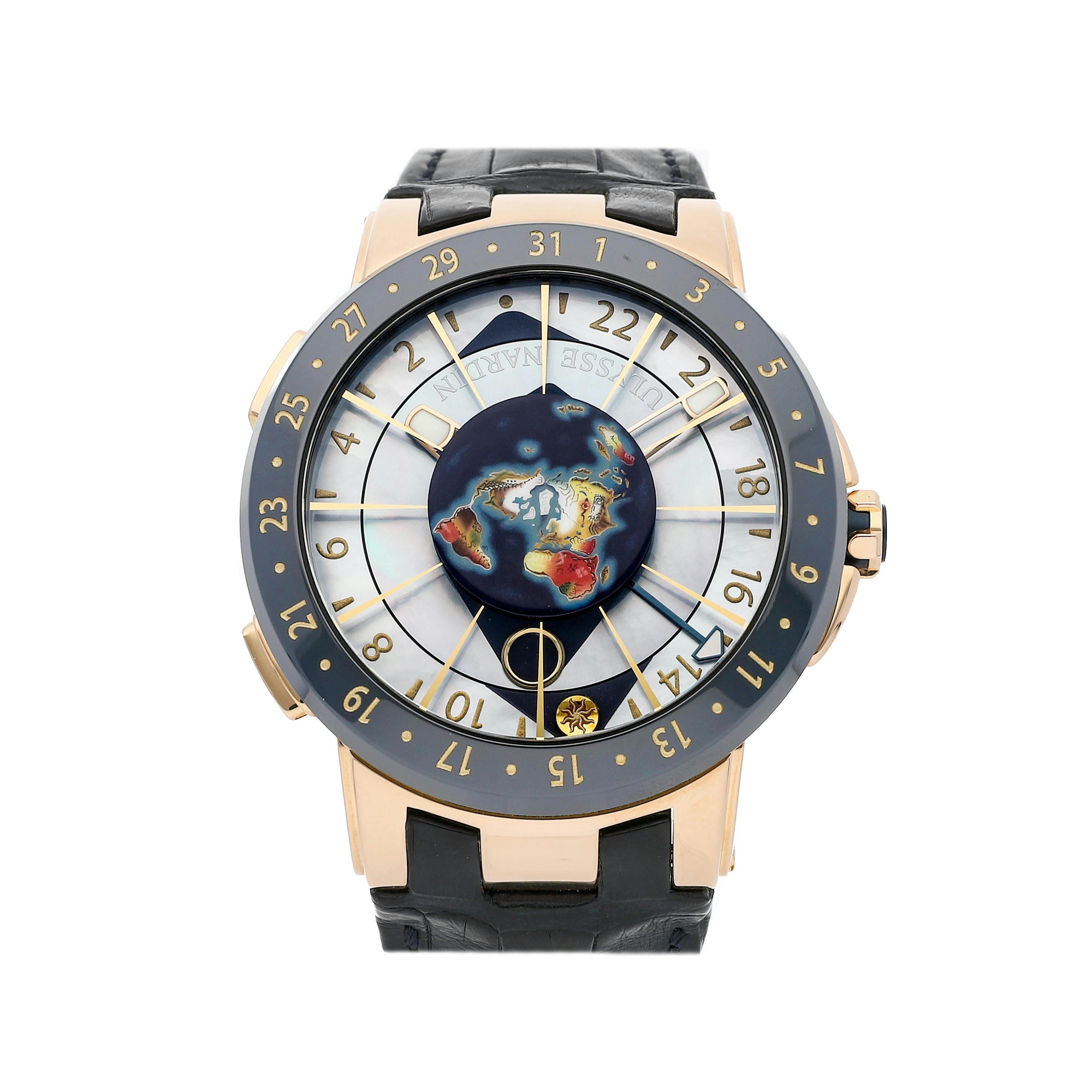 Ulysse Nardin, Moonstruck, 1062-113, 18k Rose Gold, Astronomical, Moon  phase, Tidal Status, LTD 500pc, Swiss watches, Classwatches ClassWatches.com