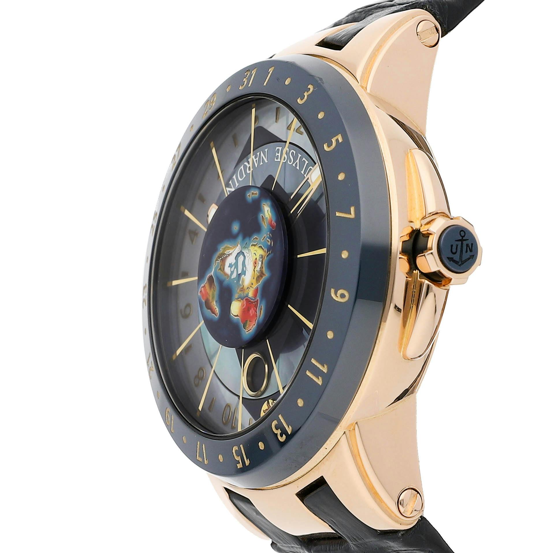 Pre Owned Uylsse Nardin Executive Moonstruck Limited Edition 1062