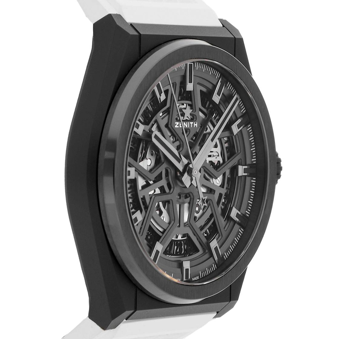 Zenith Defy Classic PAPERS Ceramic Skeleton Date Watch 49.9000.670/77.