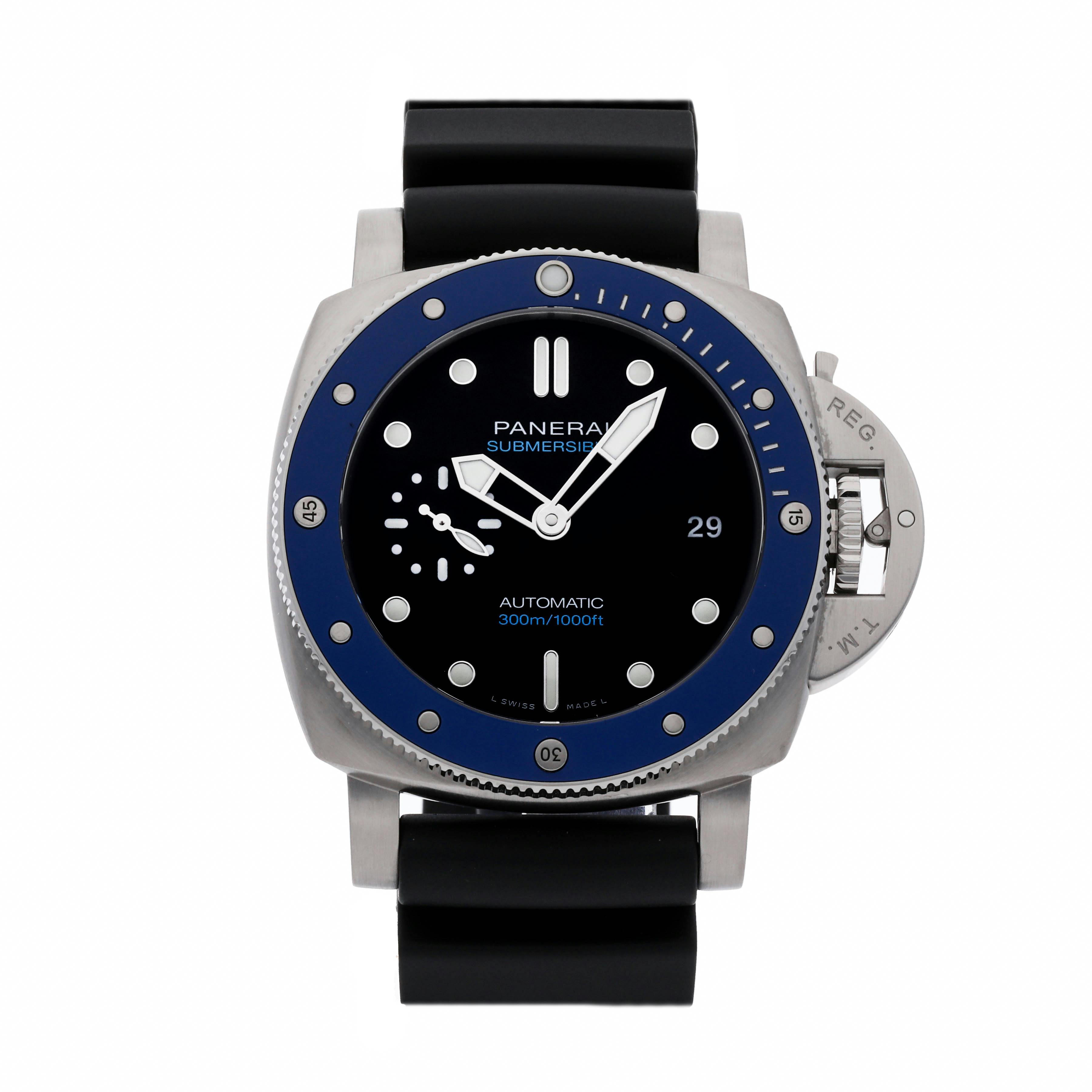 Pre Owned Panerai Submersible Azzurro Limited Edition PAM 1209