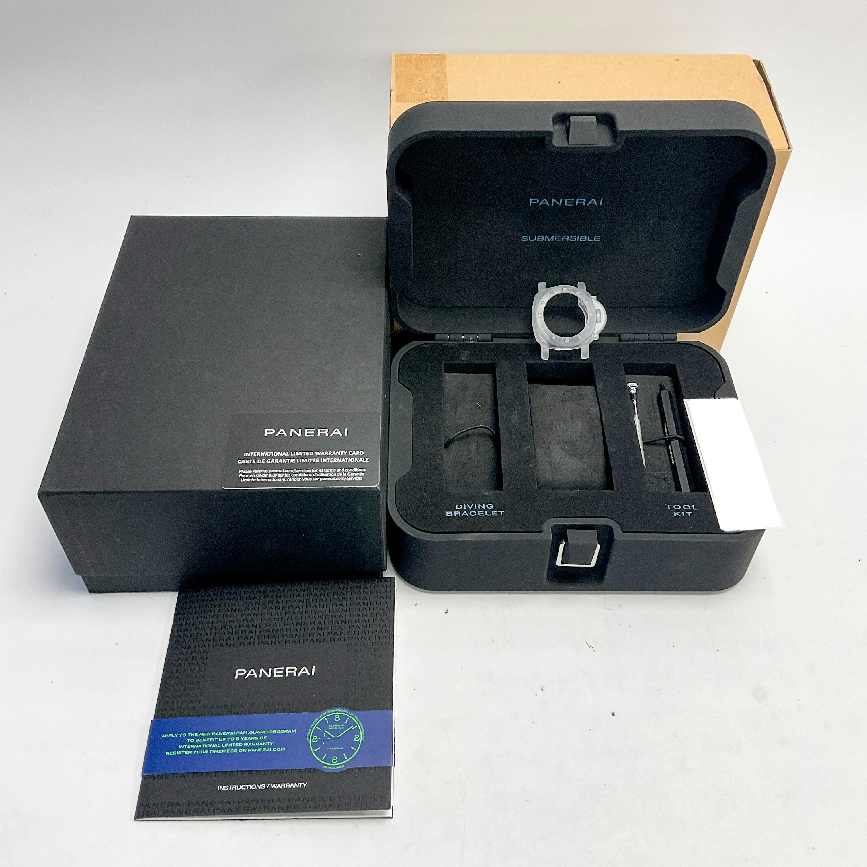 Pre Owned Panerai Submersible Azzurro Limited Edition PAM 1209