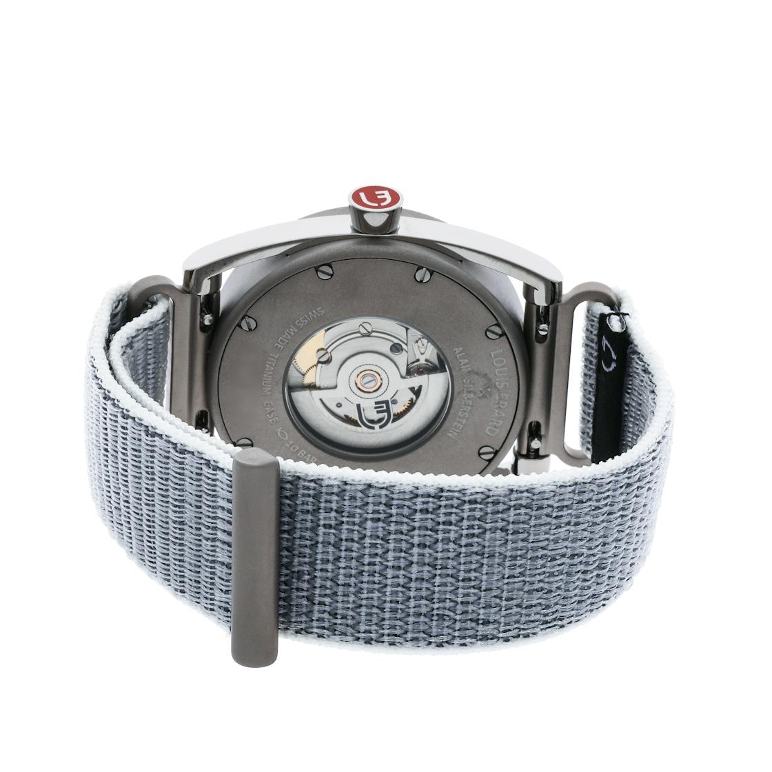 Louis Erard Men's x Alain Silberstein Excellense Le REGULATEUR Limited Edition Watch in Grey, Titanium, Automatic | Govberg 85358TT03.BTT83
