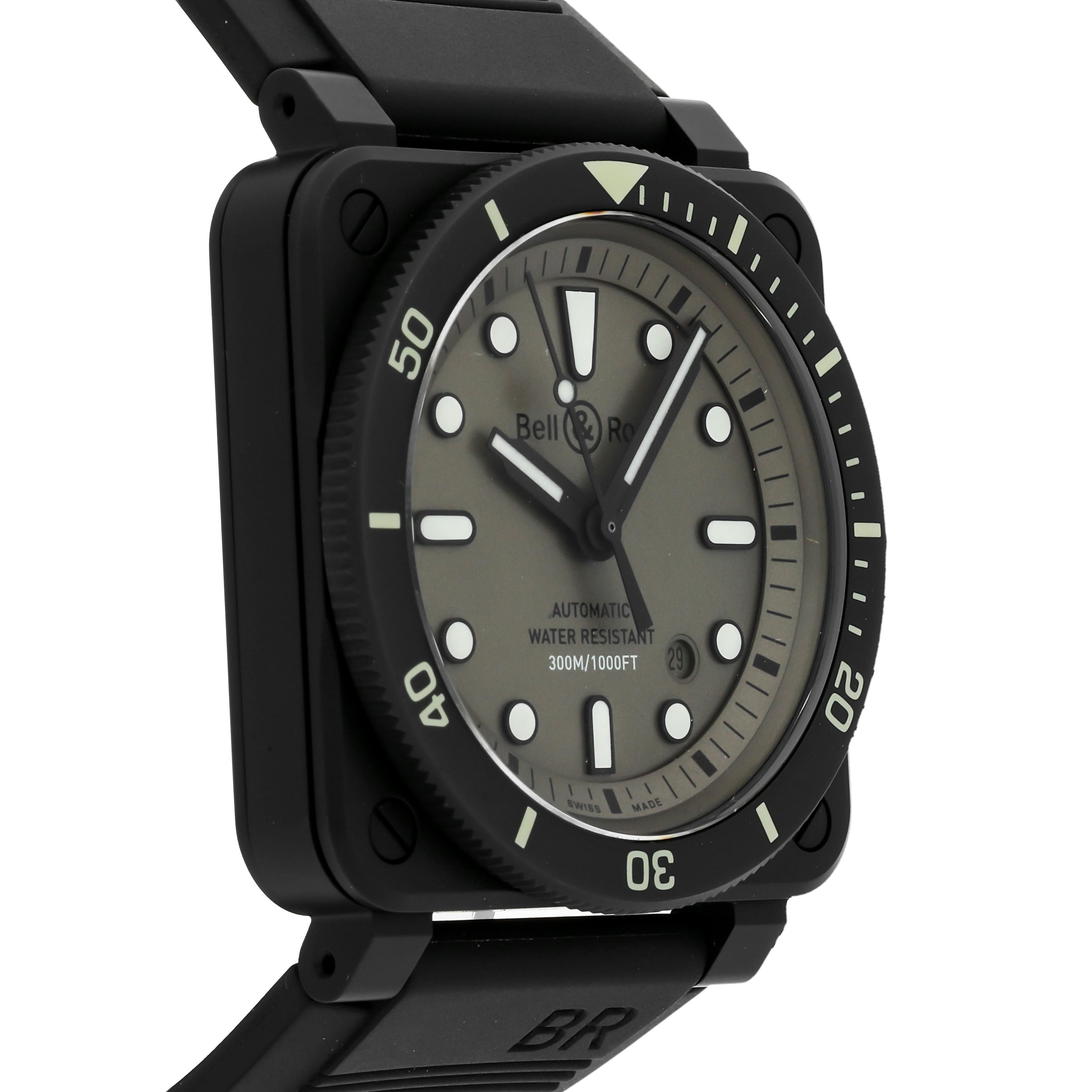 Pre Owned Bell Ross BR 03 92 Diver Military Limited Edition