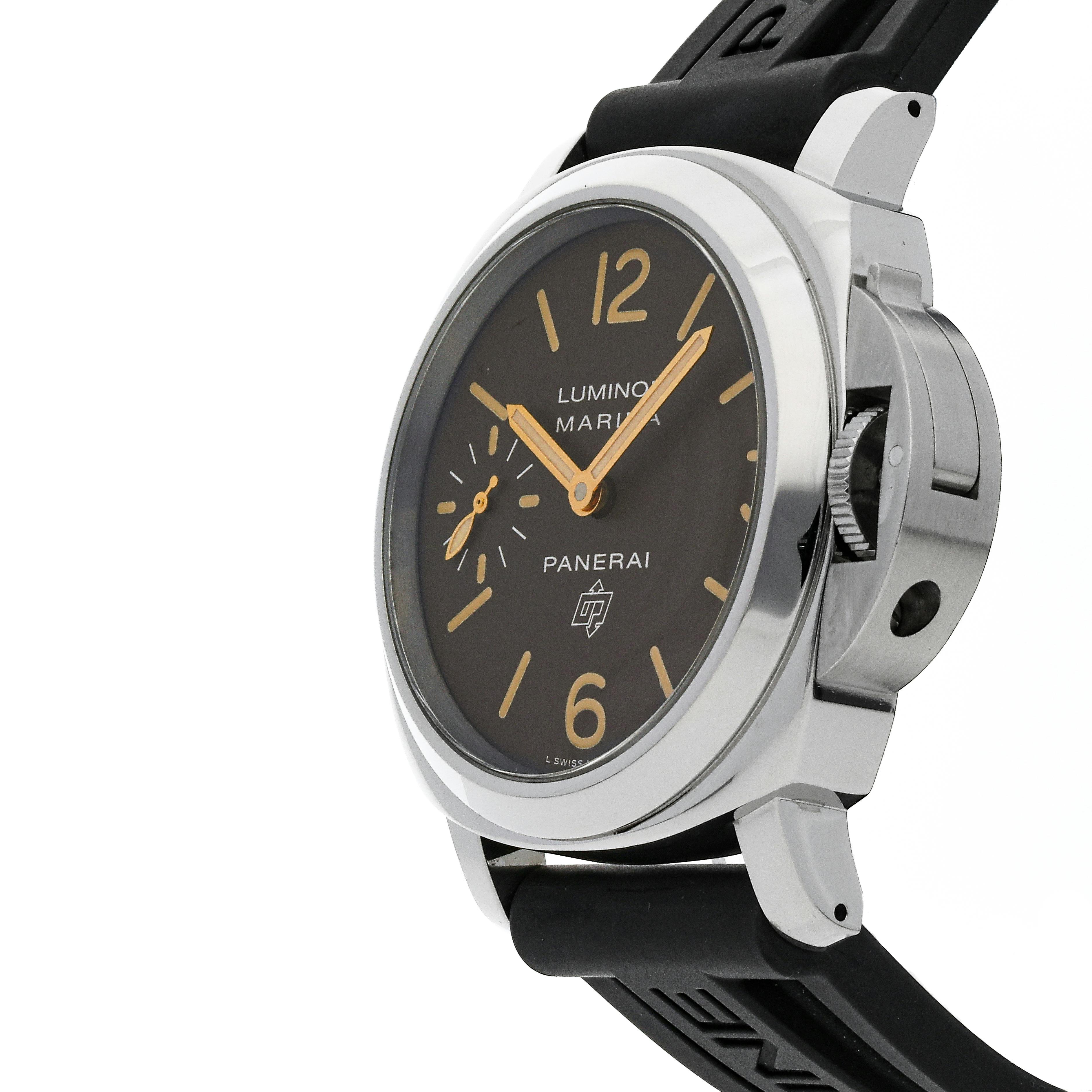 Pre Owned Panerai Luminor Marina Logo PAM 632 Govberg Jewelers