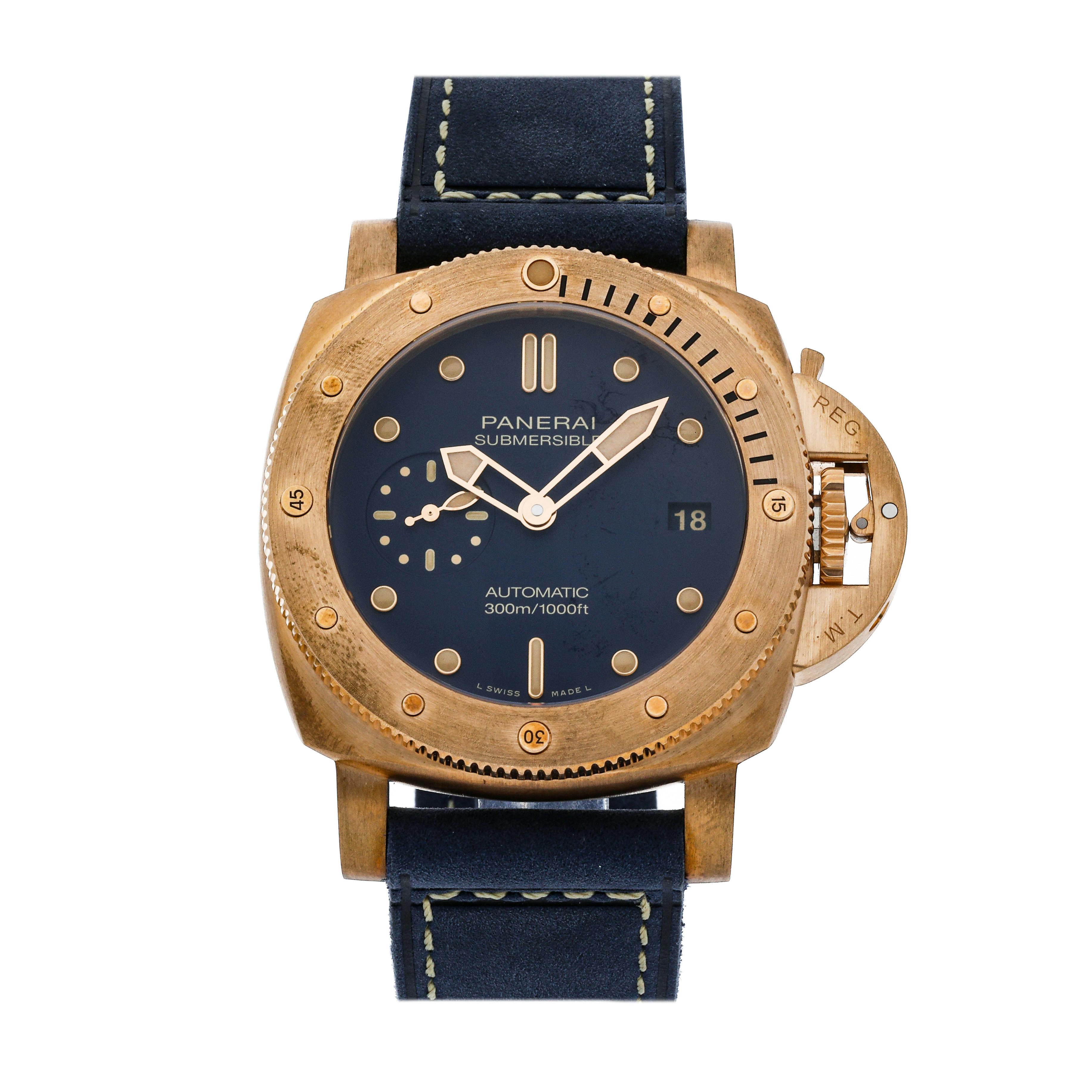 Pre Owned Panerai Submersible Bronzo PAM 1074 Govberg Jewelers