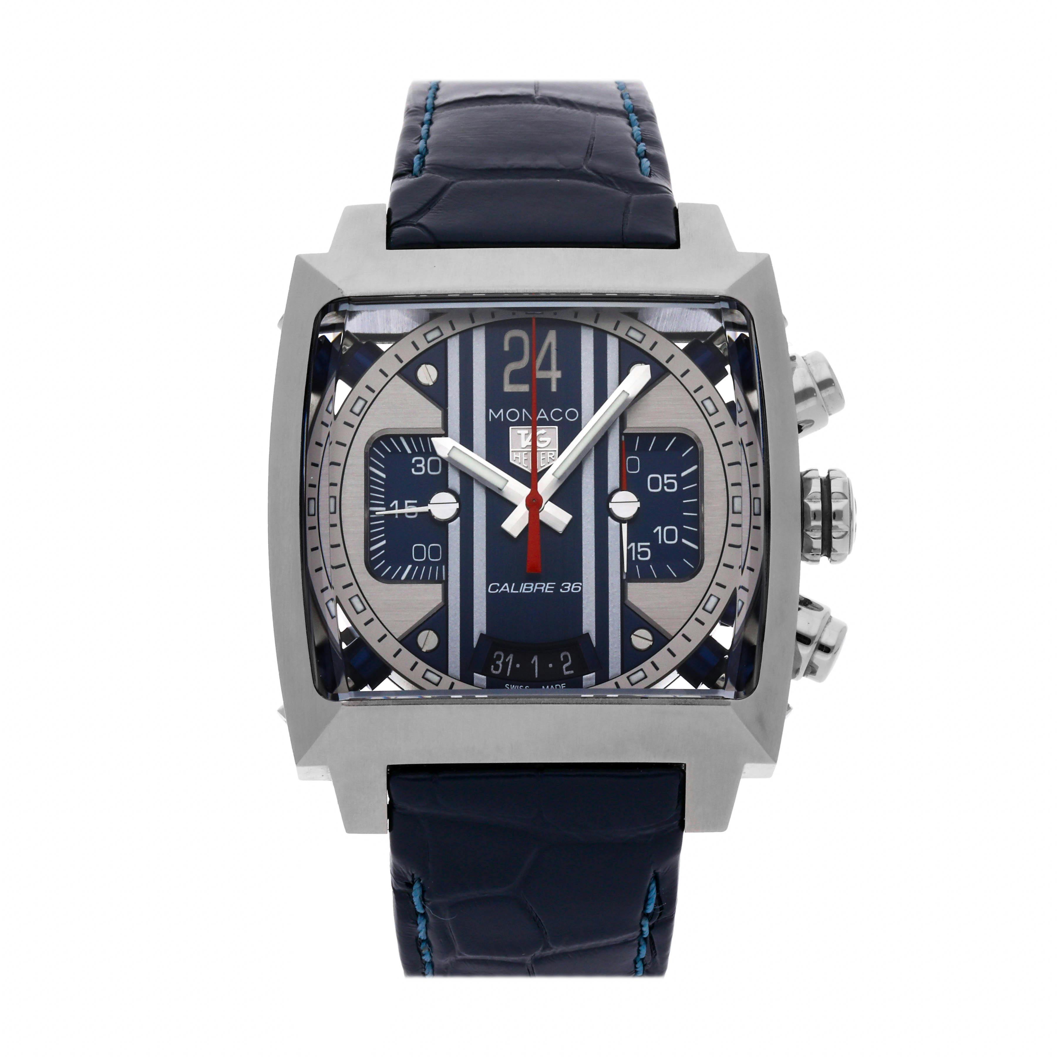 Pre Owned Tag Heuer Monaco 24 Steve McQueen Chronograph CAL5111