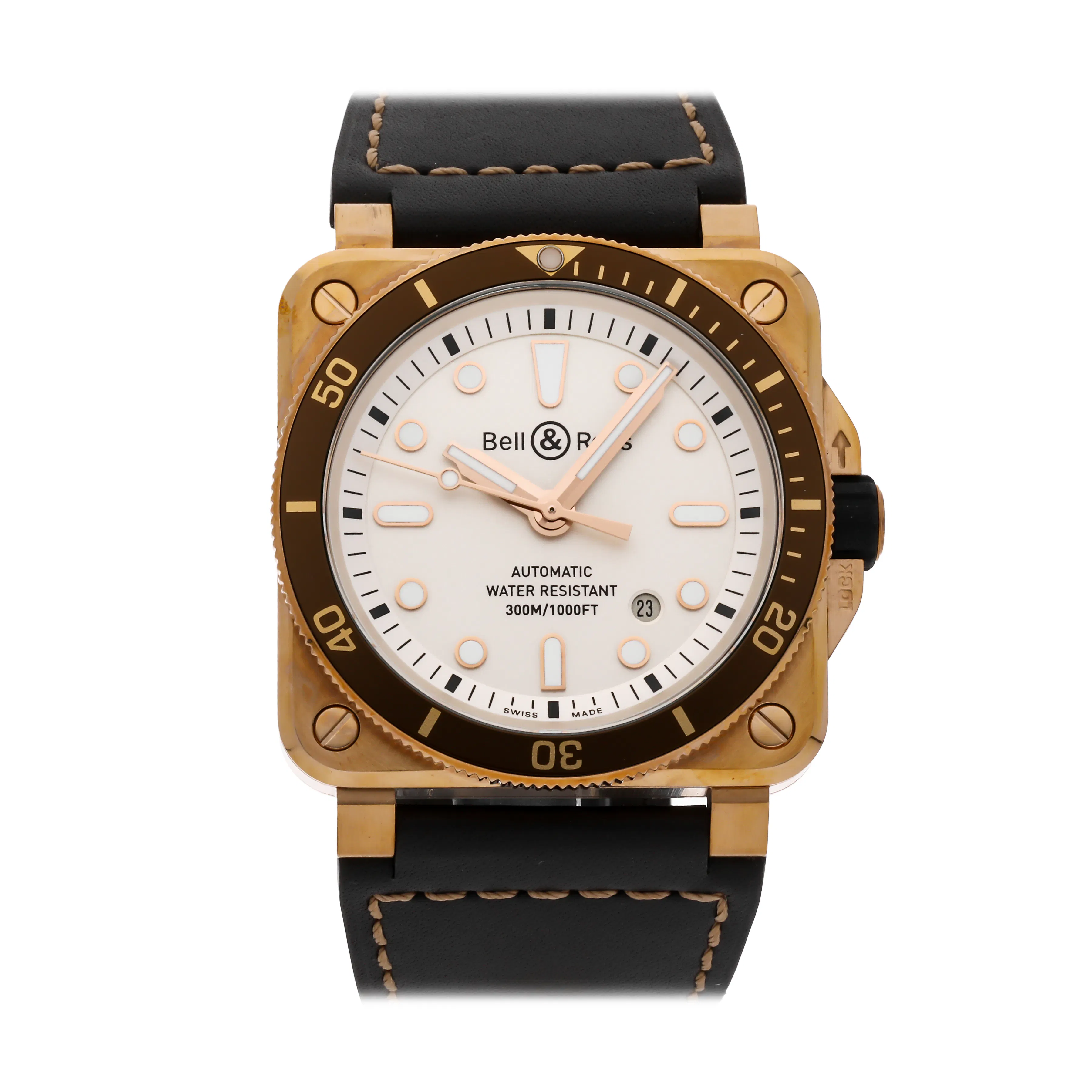 Vertical Pre-Owned Bell & Ross BR 03-92 Diver Limited Edition BR0392-D-WH-BR/SCA